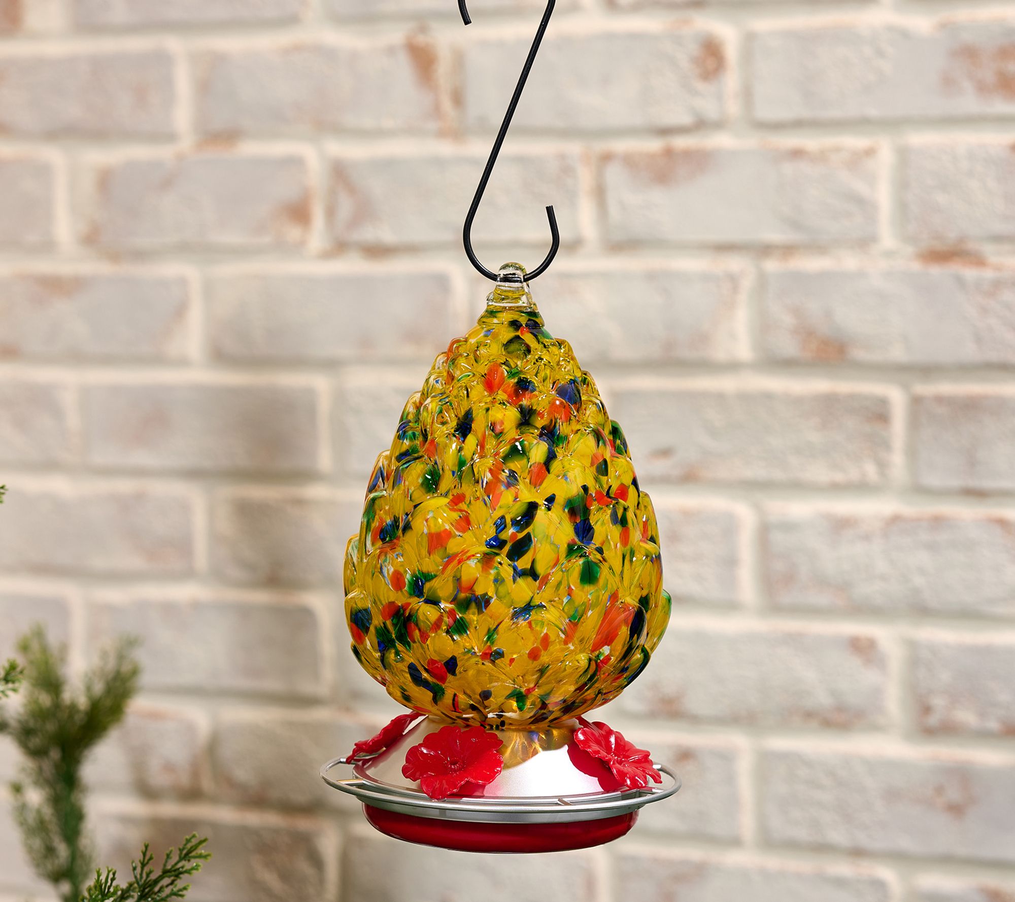 "As Is" Ultimate Innovations Pinecone Feeder Hummingbird