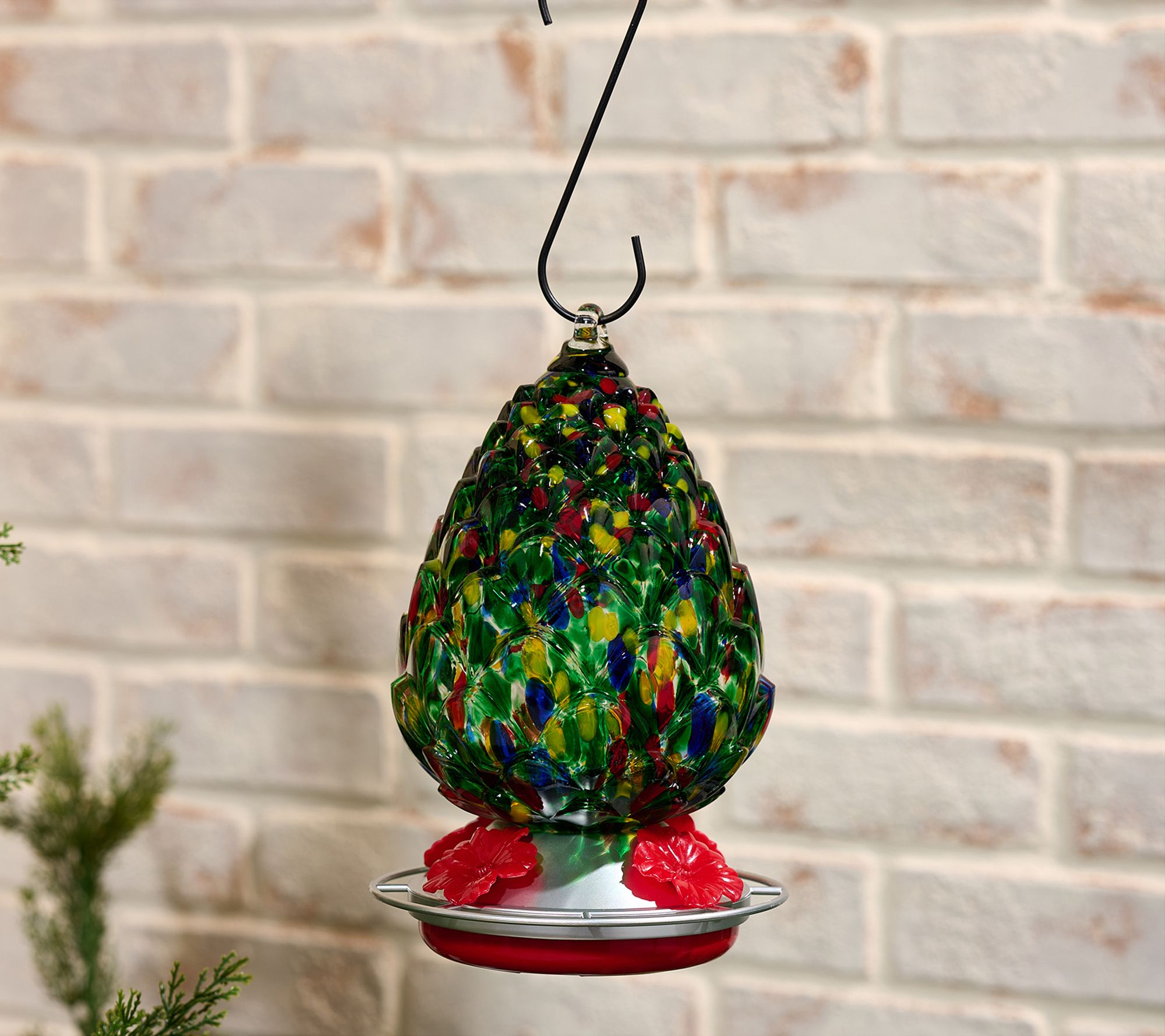 "As Is" Ultimate Innovations Pinecone Feeder Hummingbird