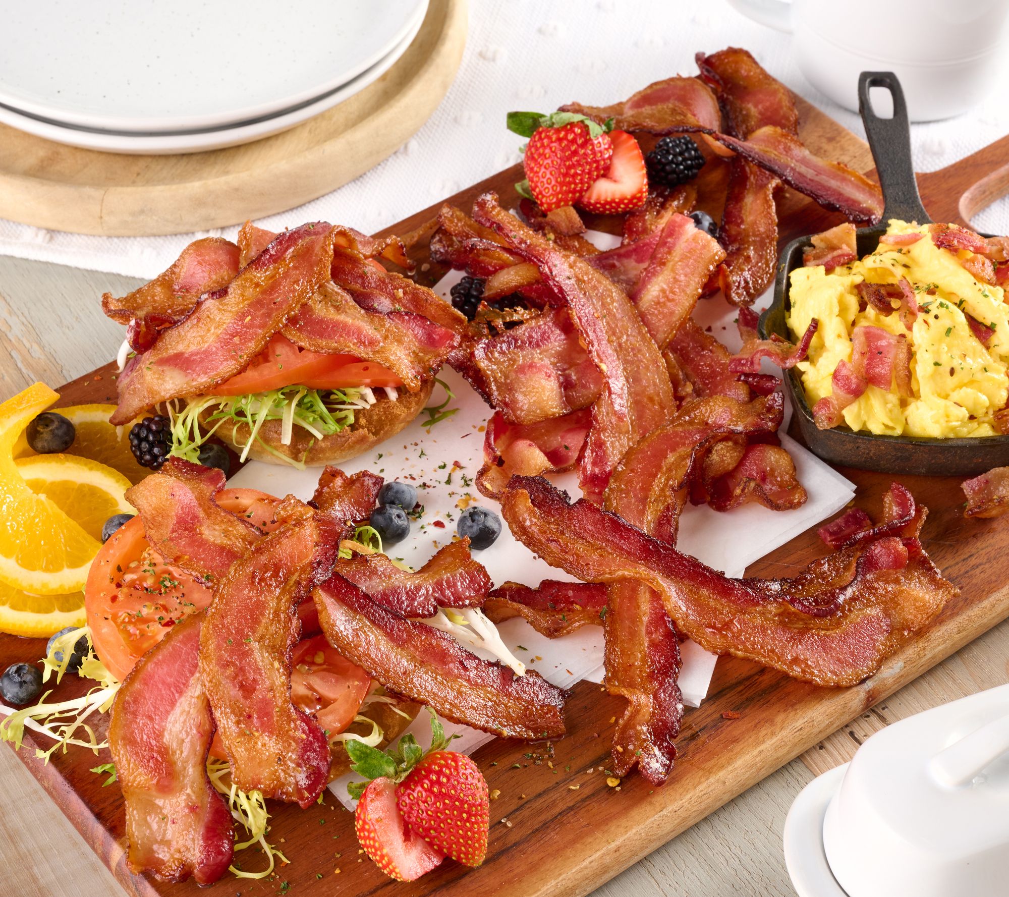 Jones Dairy Farm (3) 12-oz Dry Aged Center Cut Cherrywood Bacon