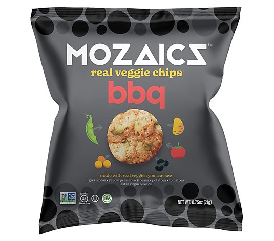 Mozaics (20) 0.75-oz BBQ Real Veggie Chips