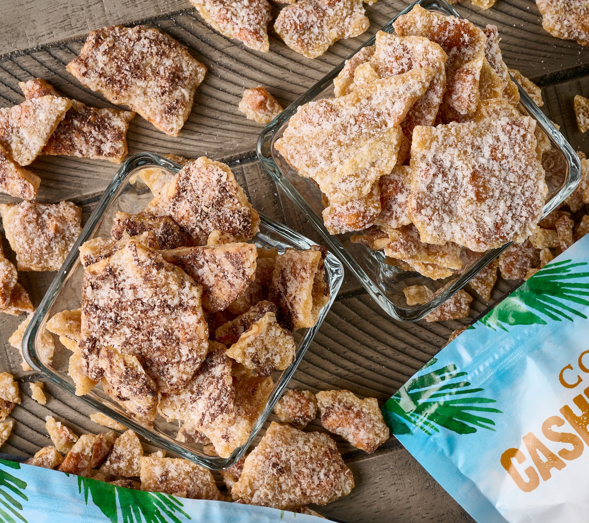 Coconut Island by Anastasia (4) 8oz Bags Coconut Cashew Crunch