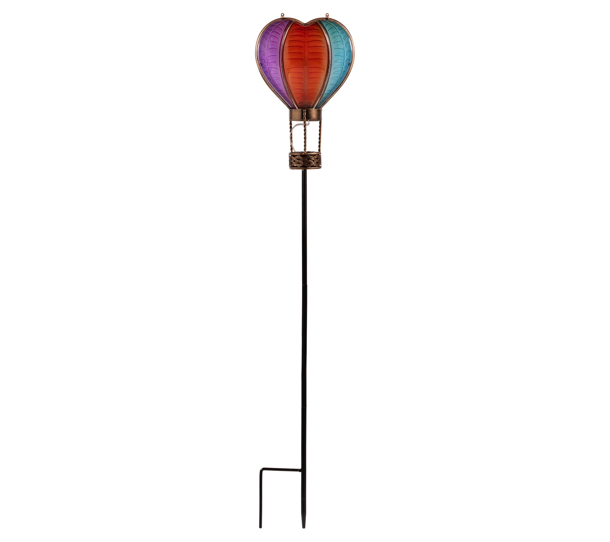"As Is" Plow & Hearth 2-in-1 Solar Decorative Hot Air Balloon