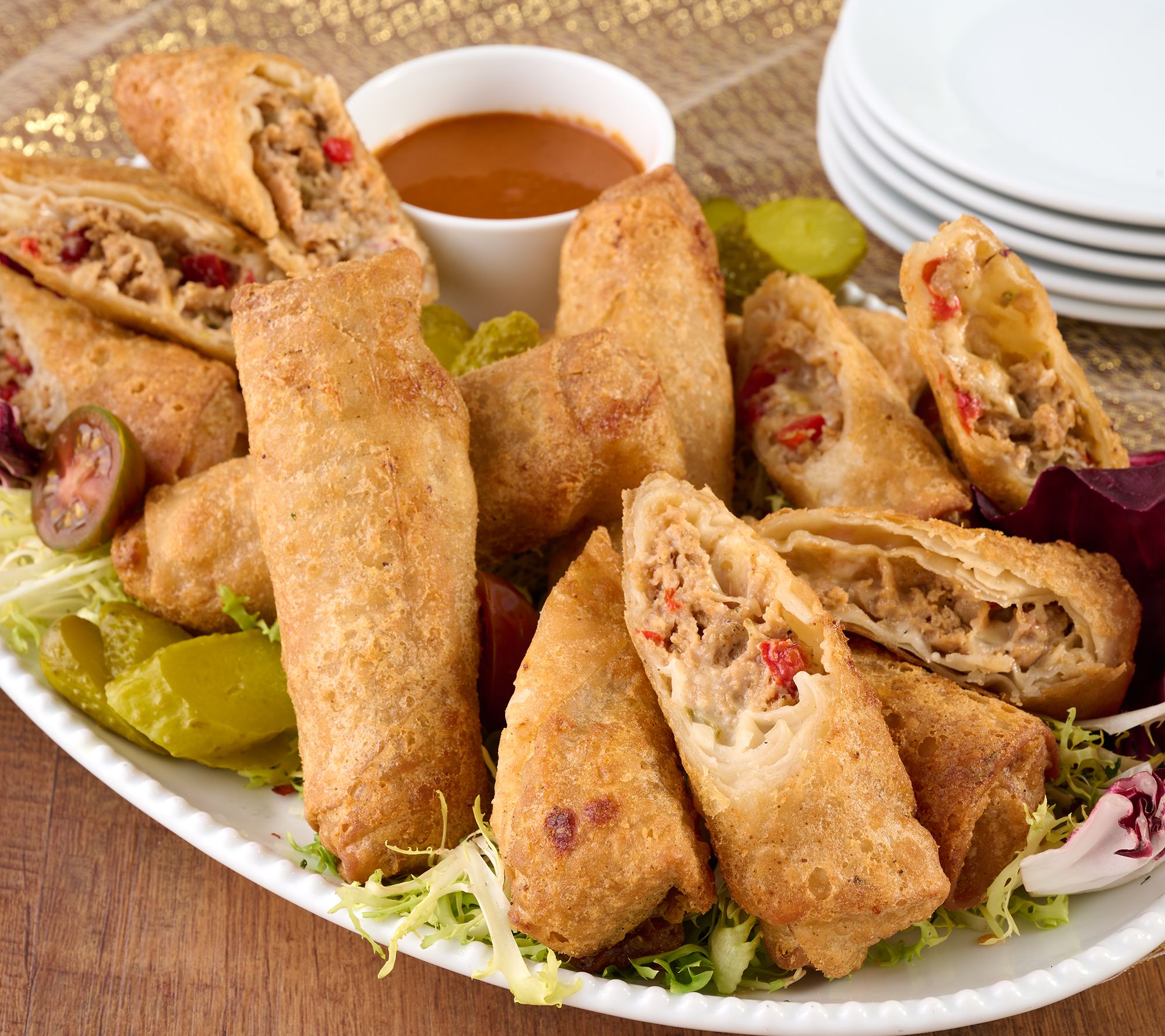 Falkor Fusion (12) 3oz Cheesesteak Egg Rolls