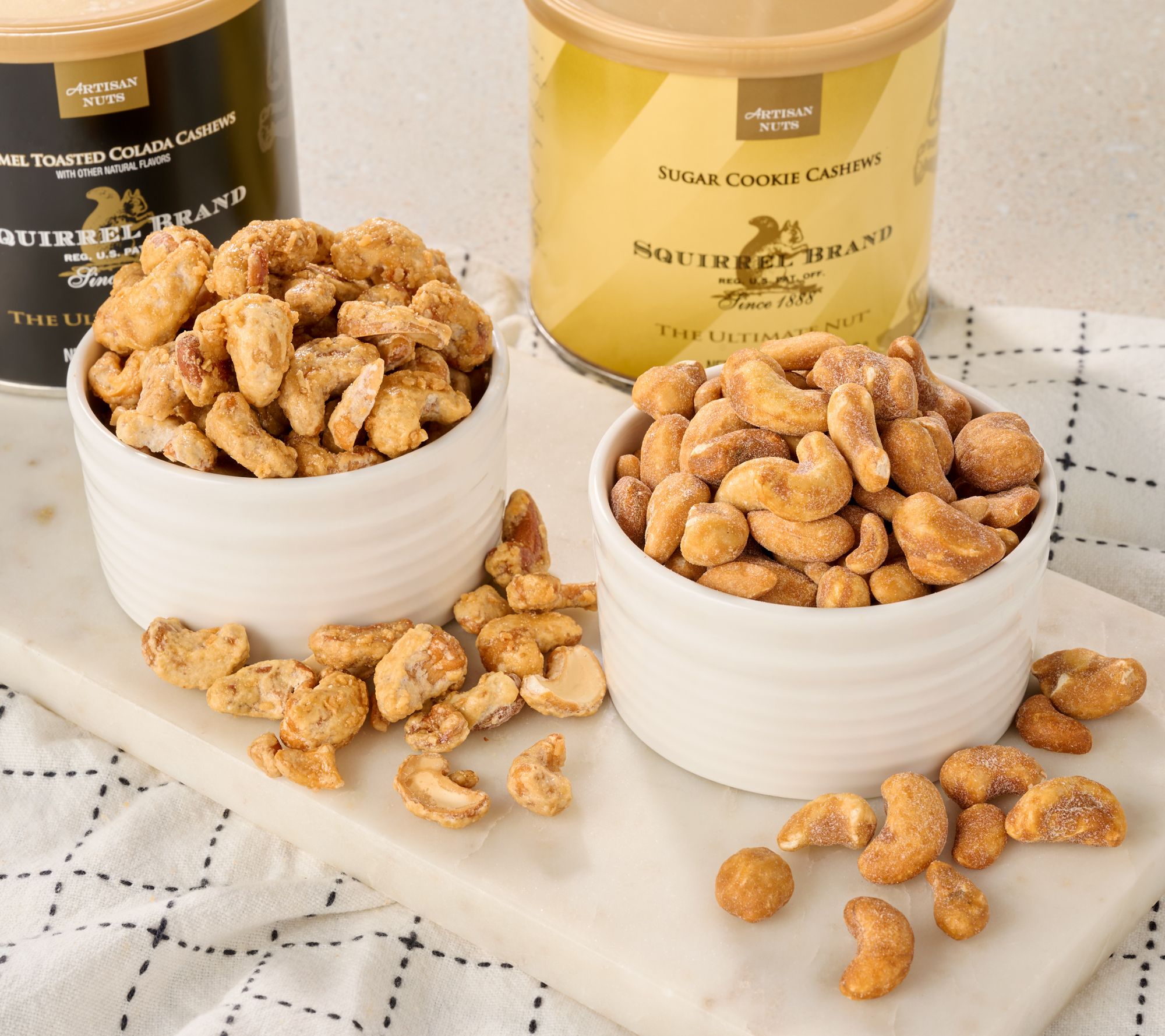 Squirrel Brand (2) 12-oz Sweet Cashew Combo