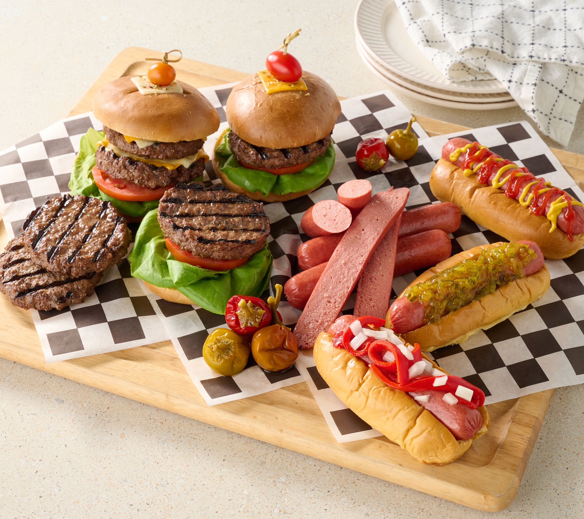 Kansas City Steak Co. (12) Steakburgers & 12 Hot Dogs Auto-Delivery