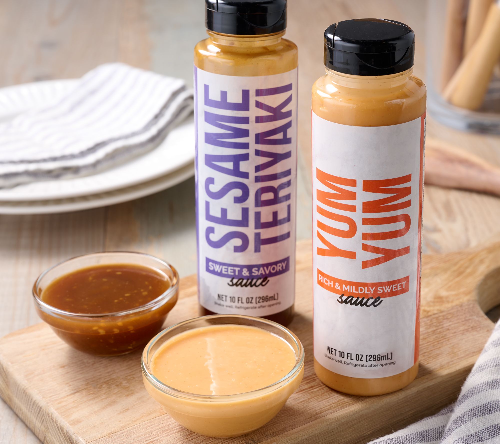 Rastelli Family and Friends (2) 10oz Sauces Yum Yum & Sesame Teriyaki