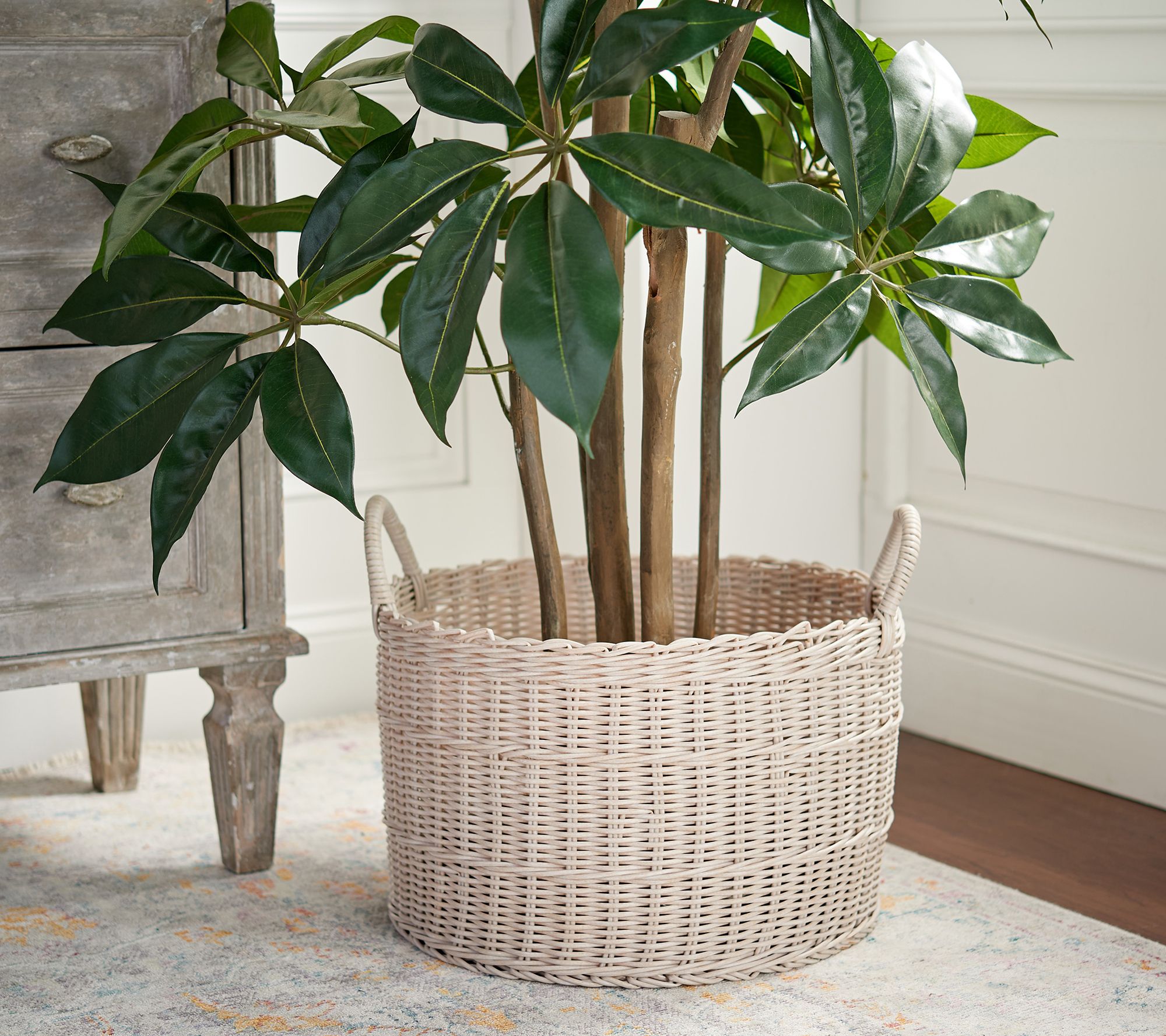 "As Is" 14" Indoor/Outdoor Kobo Basket by Linda Vater