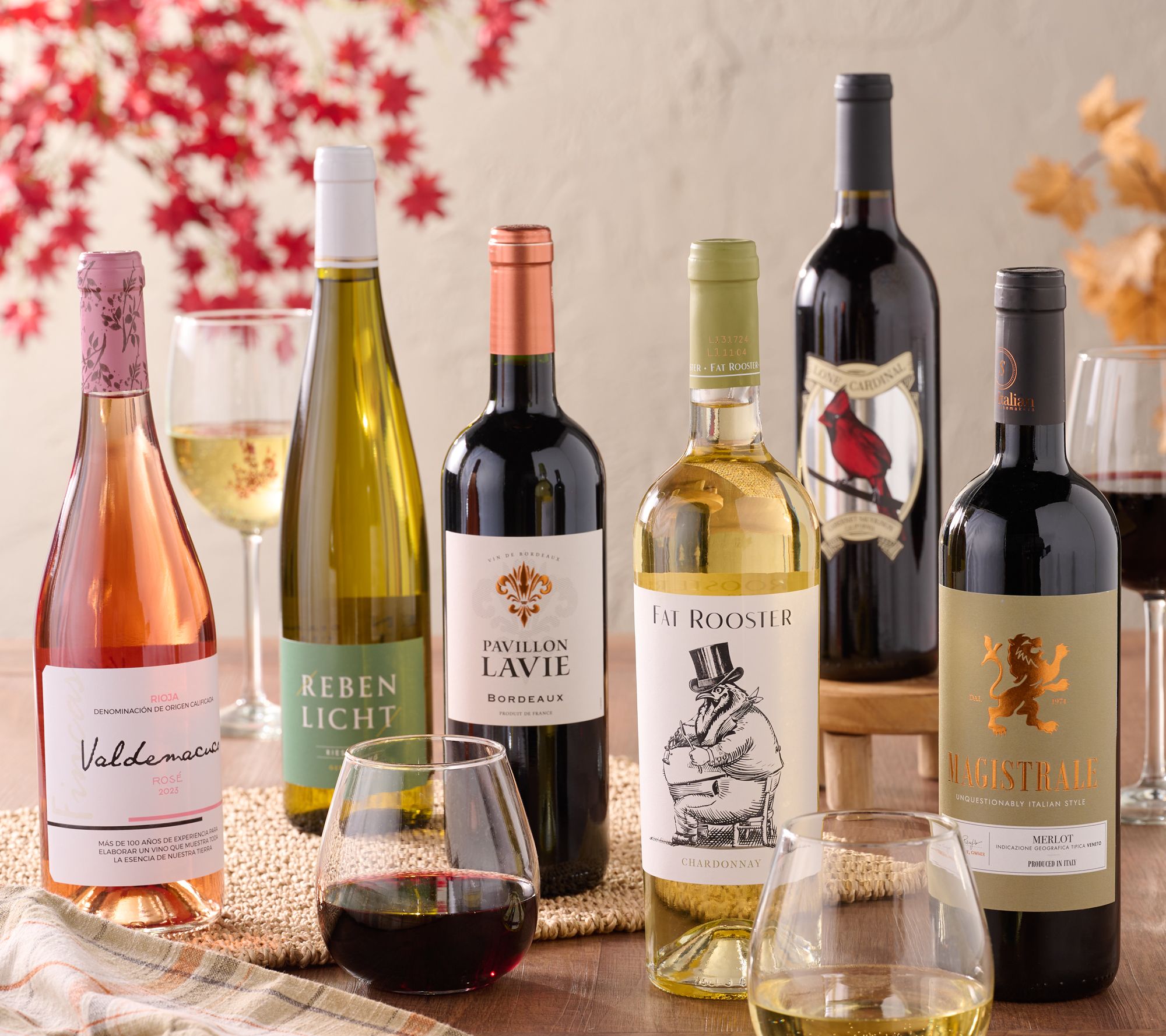 Hemipsheres (12) 750ml Btls Harvest Wine Collection