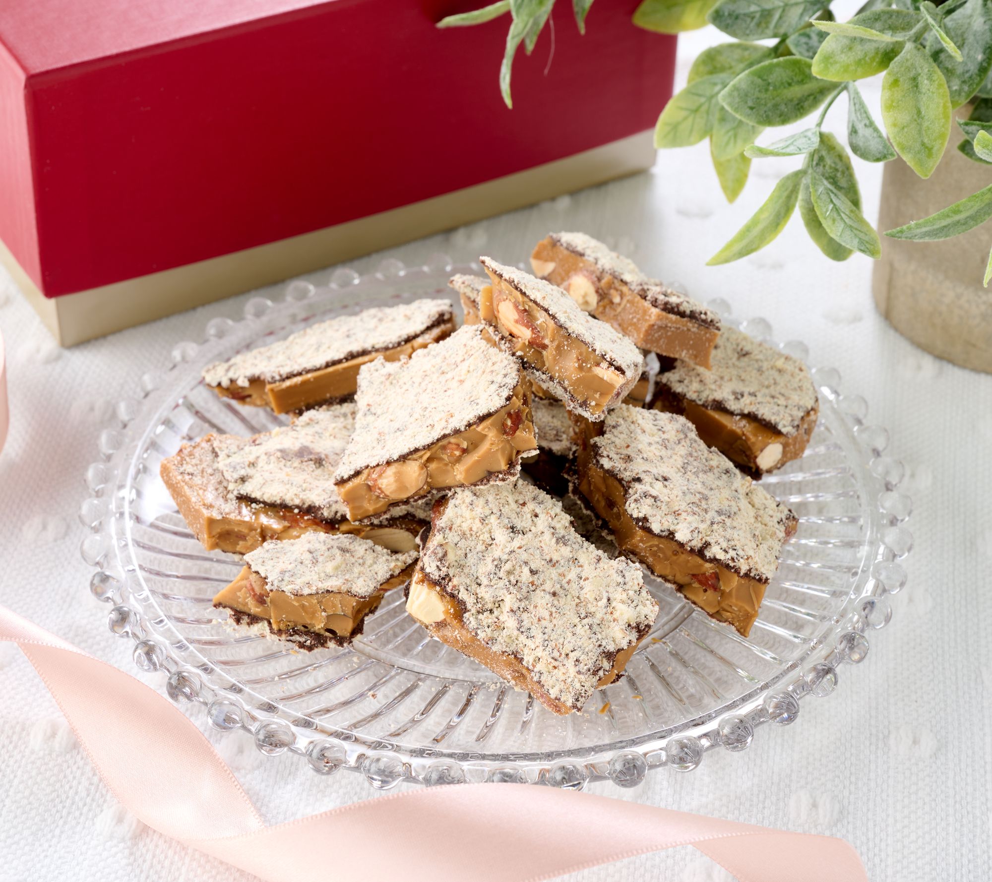 Enstrom Toffee 2lb Traditional Almond Toffee in Milk or Dark Chocolate