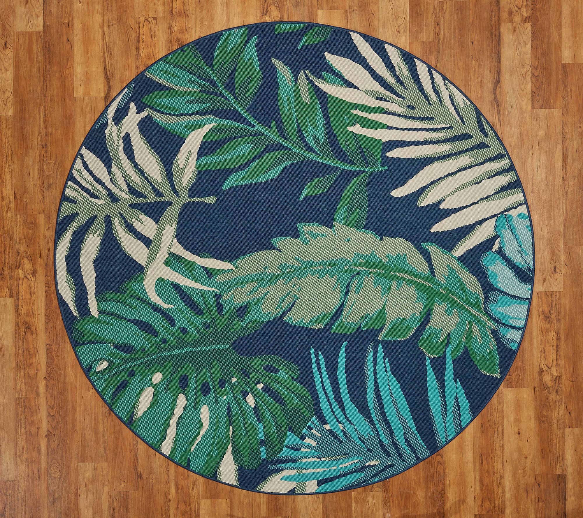 Tommy Bahama 94 Round Palm Leaves, Tommy Bahama Outdoor Rugs Qvc