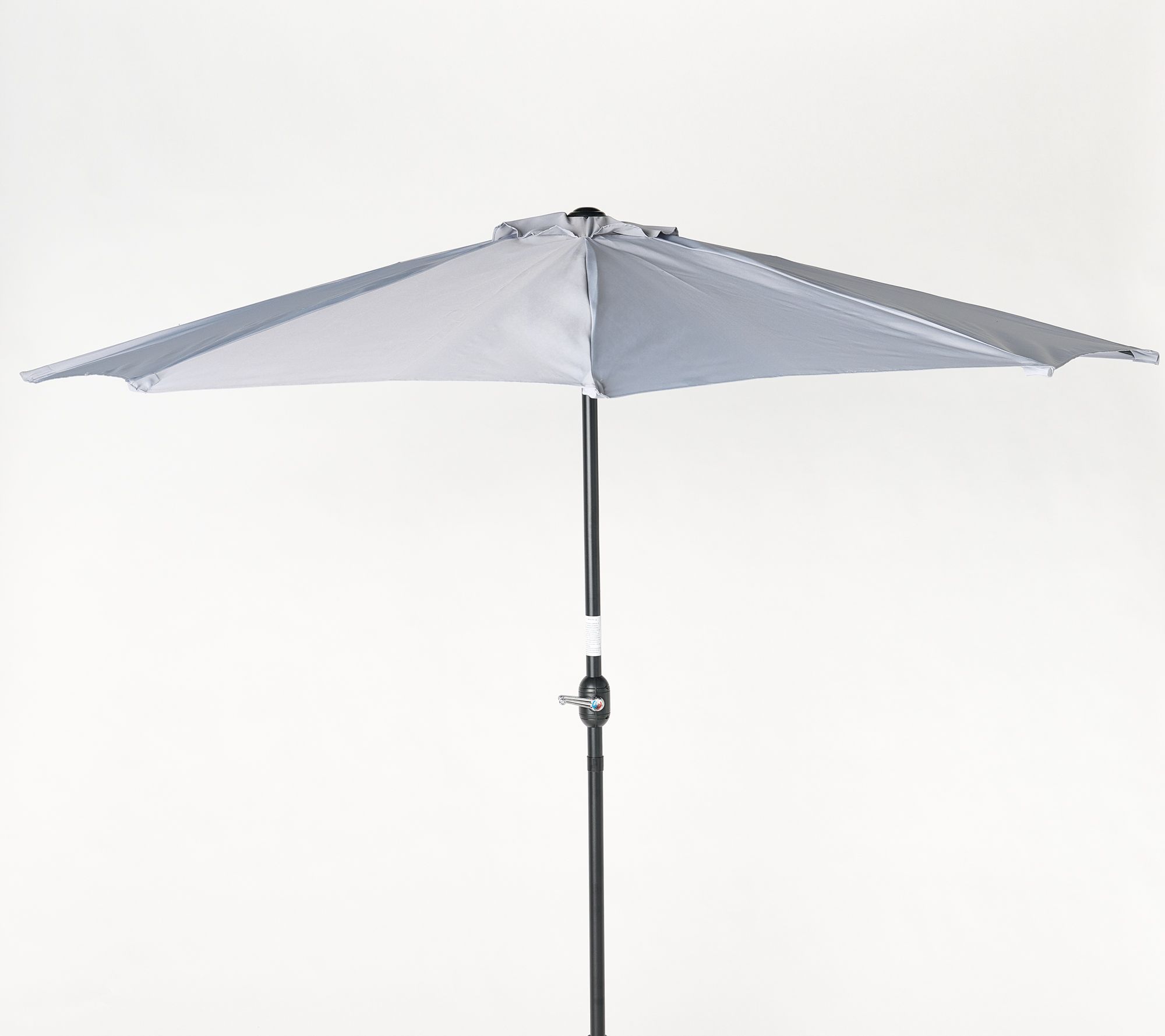 Garden Reflections 9' Half-Round Patio Umbrella - QVC.com