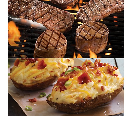 Kansas City Filet Mignon, Strip Steak, & BakedPotato BBQ