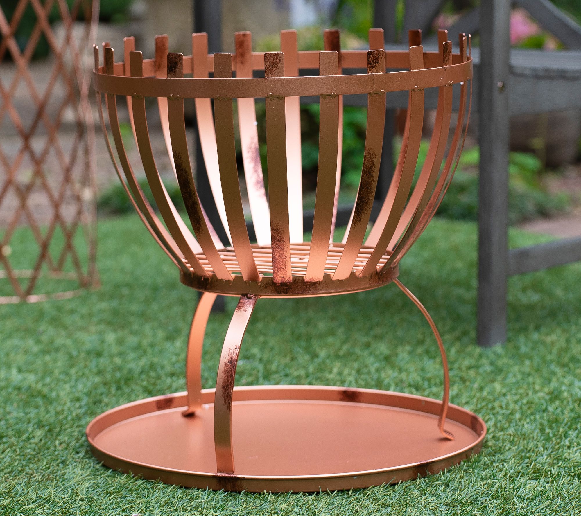 "As Is" 17" Multipurpose Metal Plant Stand by Linda Vater