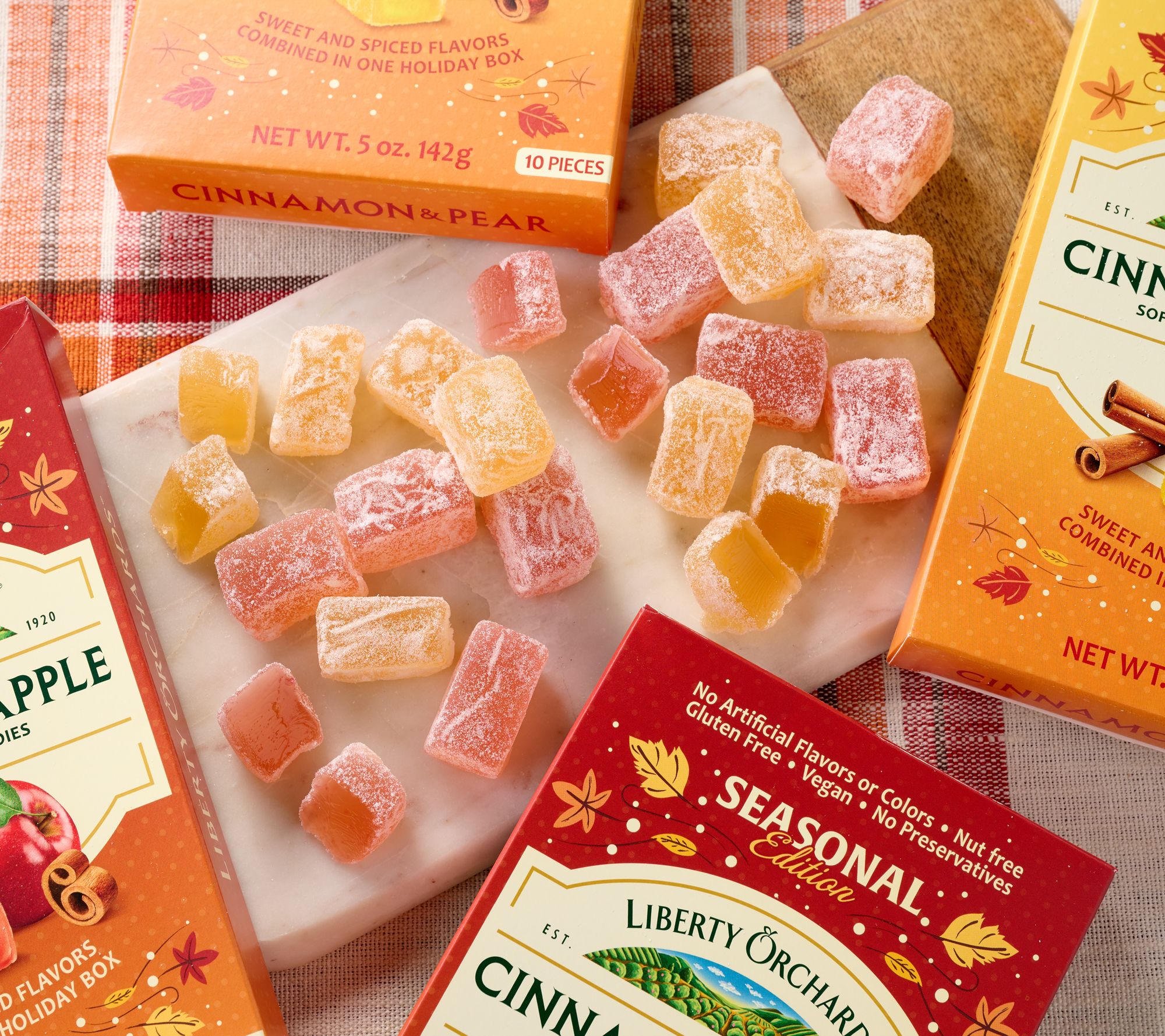 Liberty Orchard 40ct Harvest Fruited Candies Variety Boxes