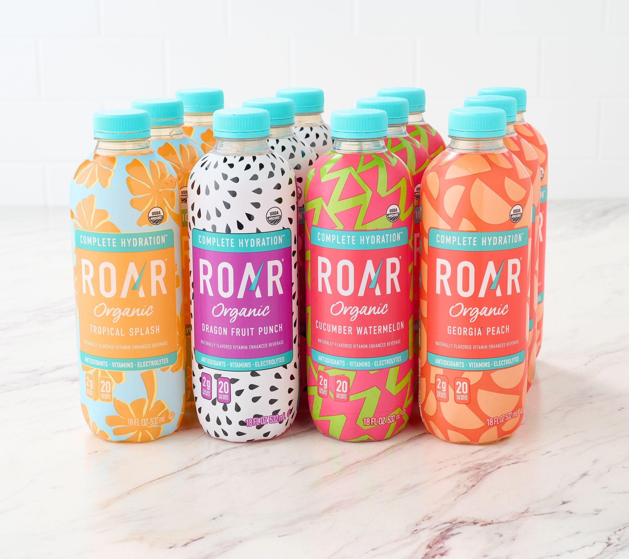 Roar Organic (12) 18oz Bottles Fruity Favorites Auto-Delivery