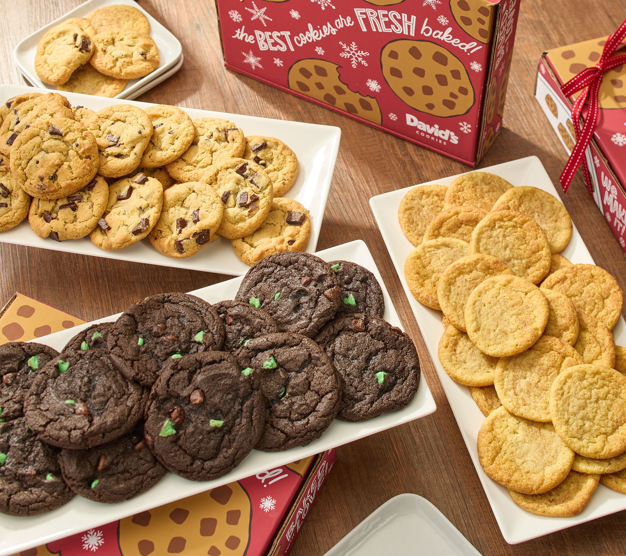 David's Cookies 174pc Holiday Cookie Exchange Assortment