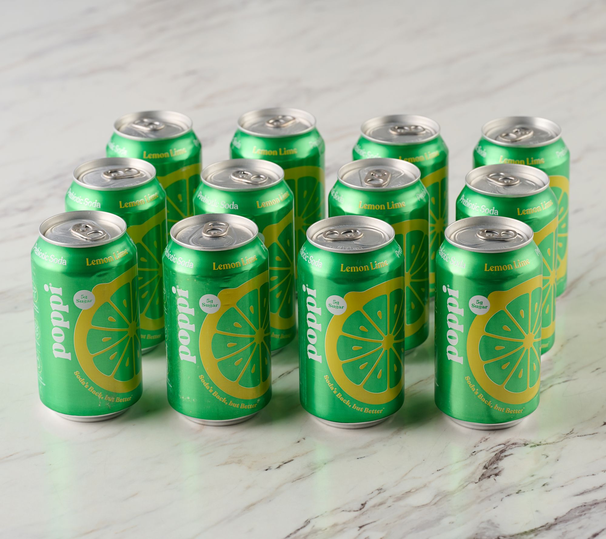 Poppi (12) 12oz Cans 5g Sugar Soda Classics Party Pack