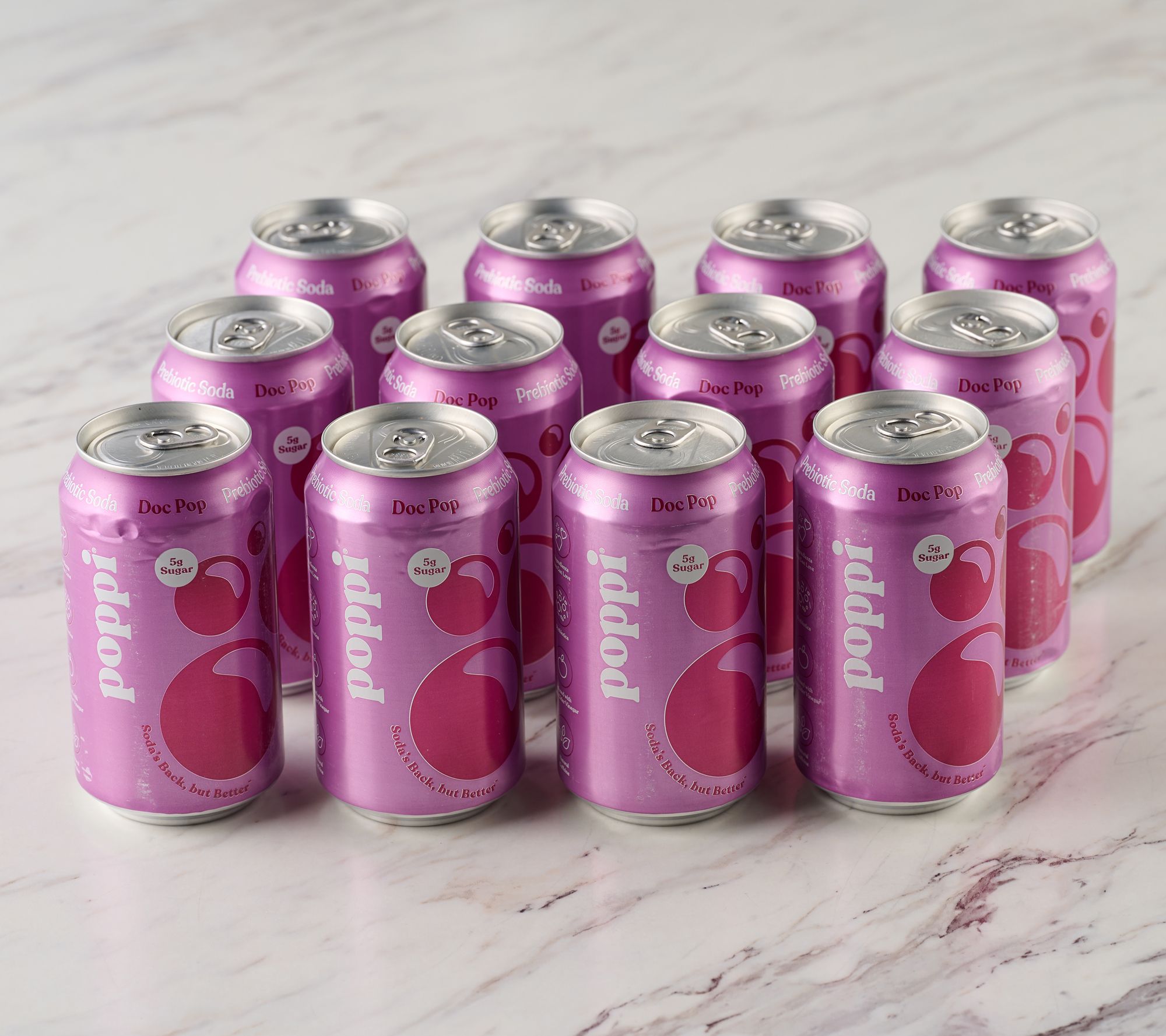 Poppi (12) 12oz Cans 5g Sugar Soda Classics Party Pack