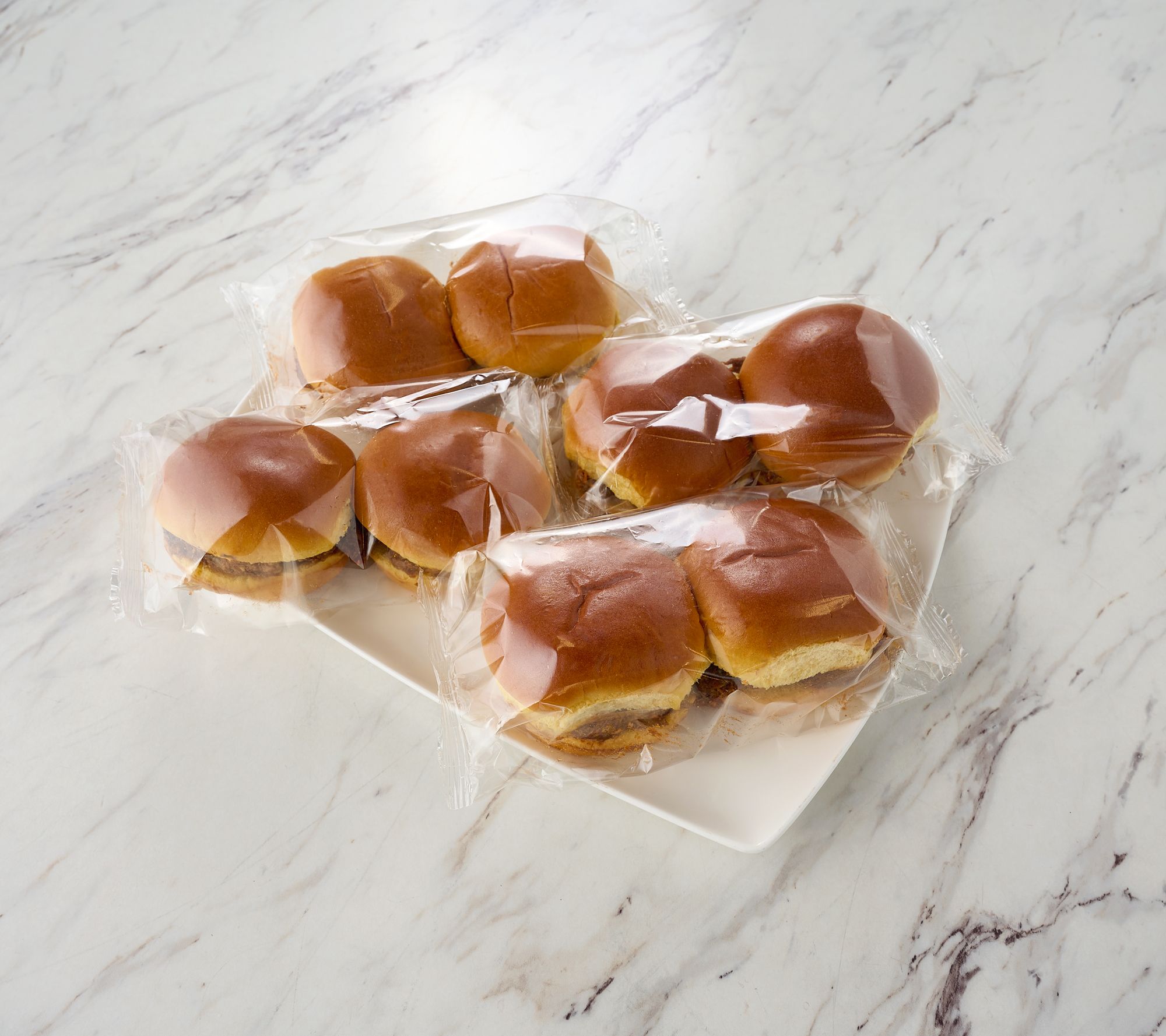 Corky's BBQ (8) 3.5 oz. Pulled Pork BBQ Sandwiches with Original Sauce