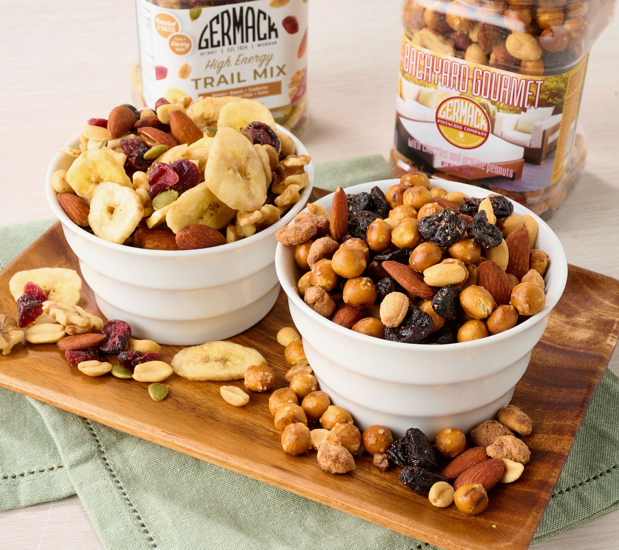 Germack (2) Jar Trail and Snack Mix Set