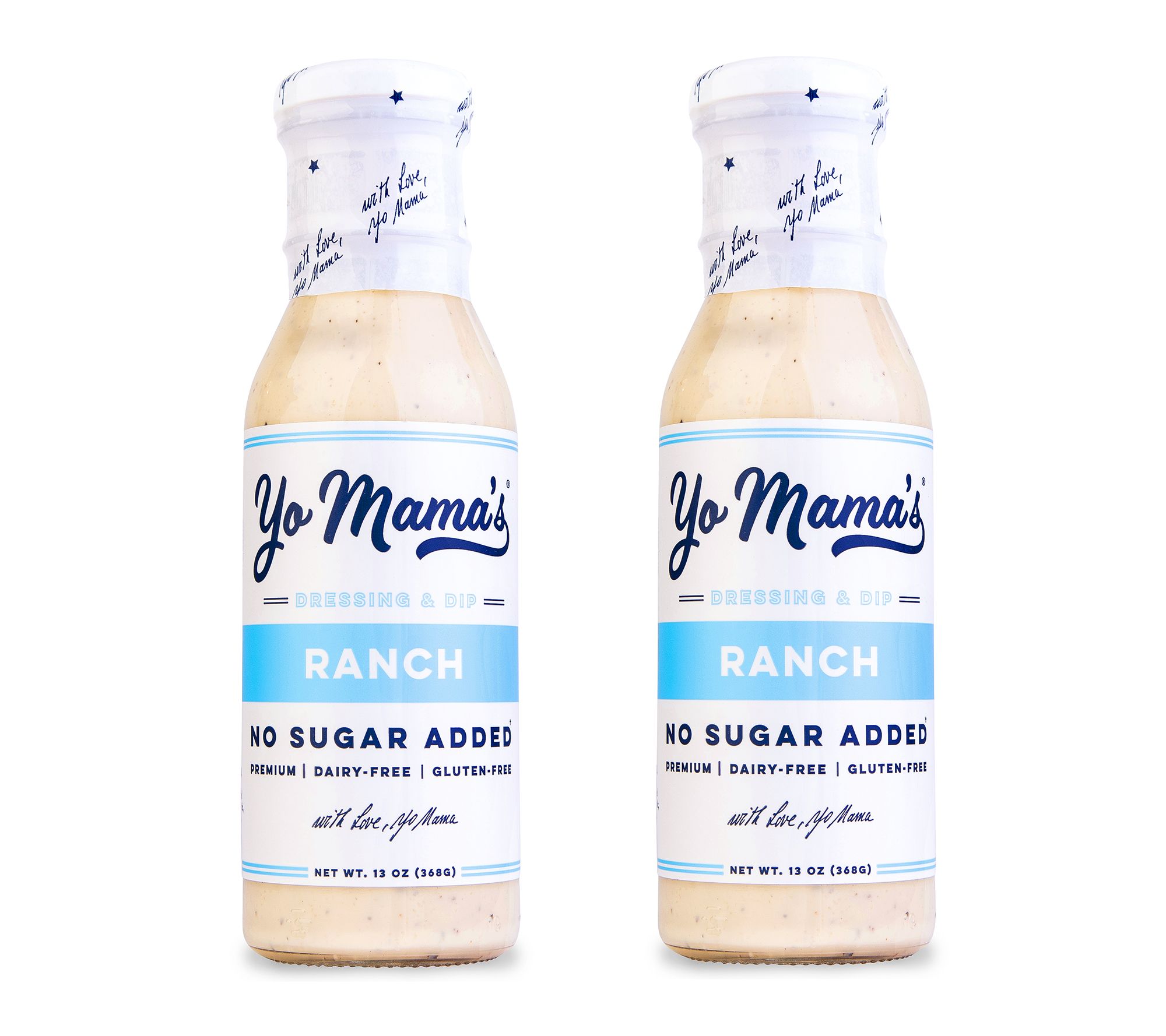 Yo Mama's (2) 13-oz American Ranch Dressing & Dip