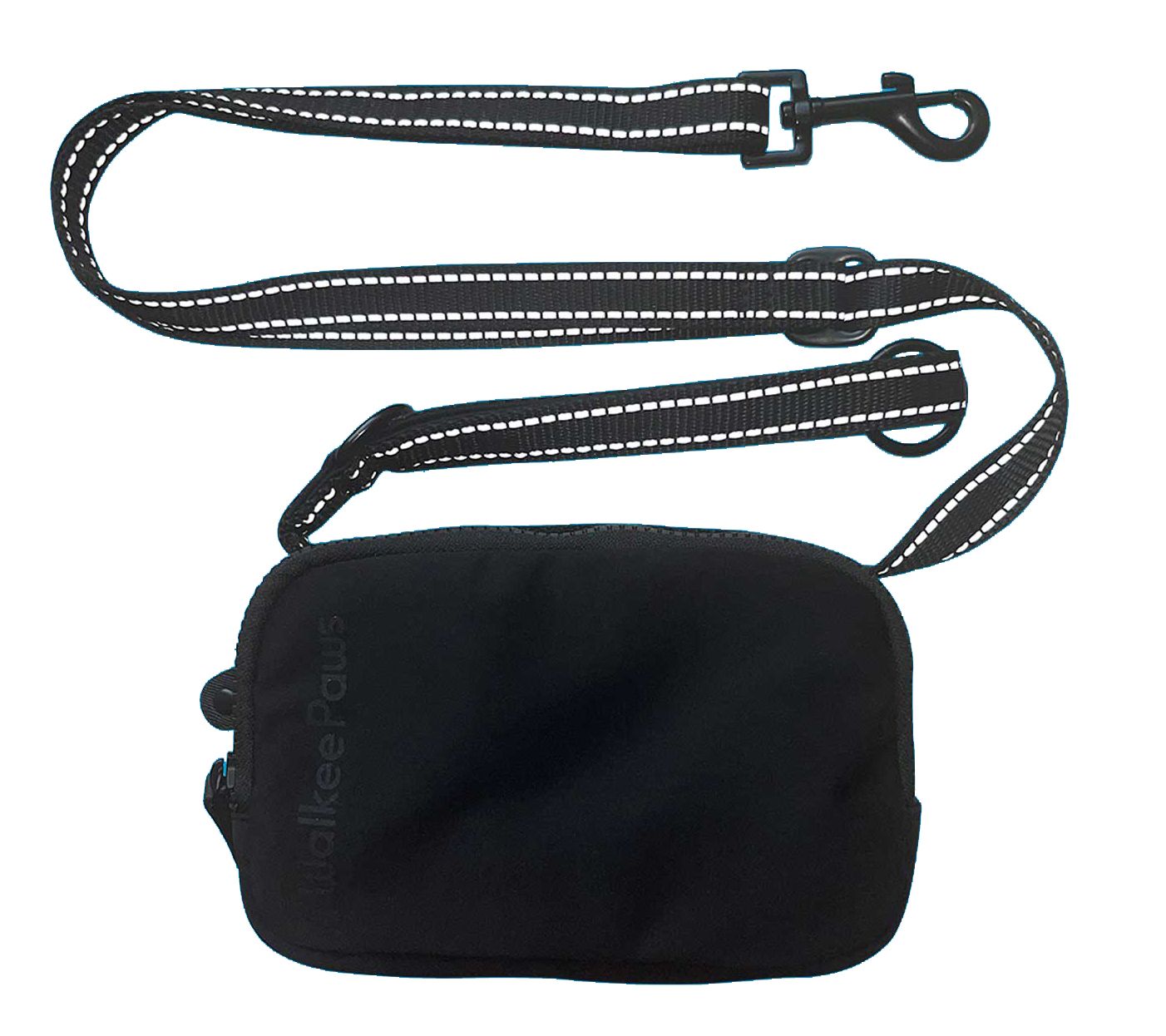 Walkee Paws 4-in-1 Bag & 3-5ft Adjustable Dog Leash Combo - QVC.com