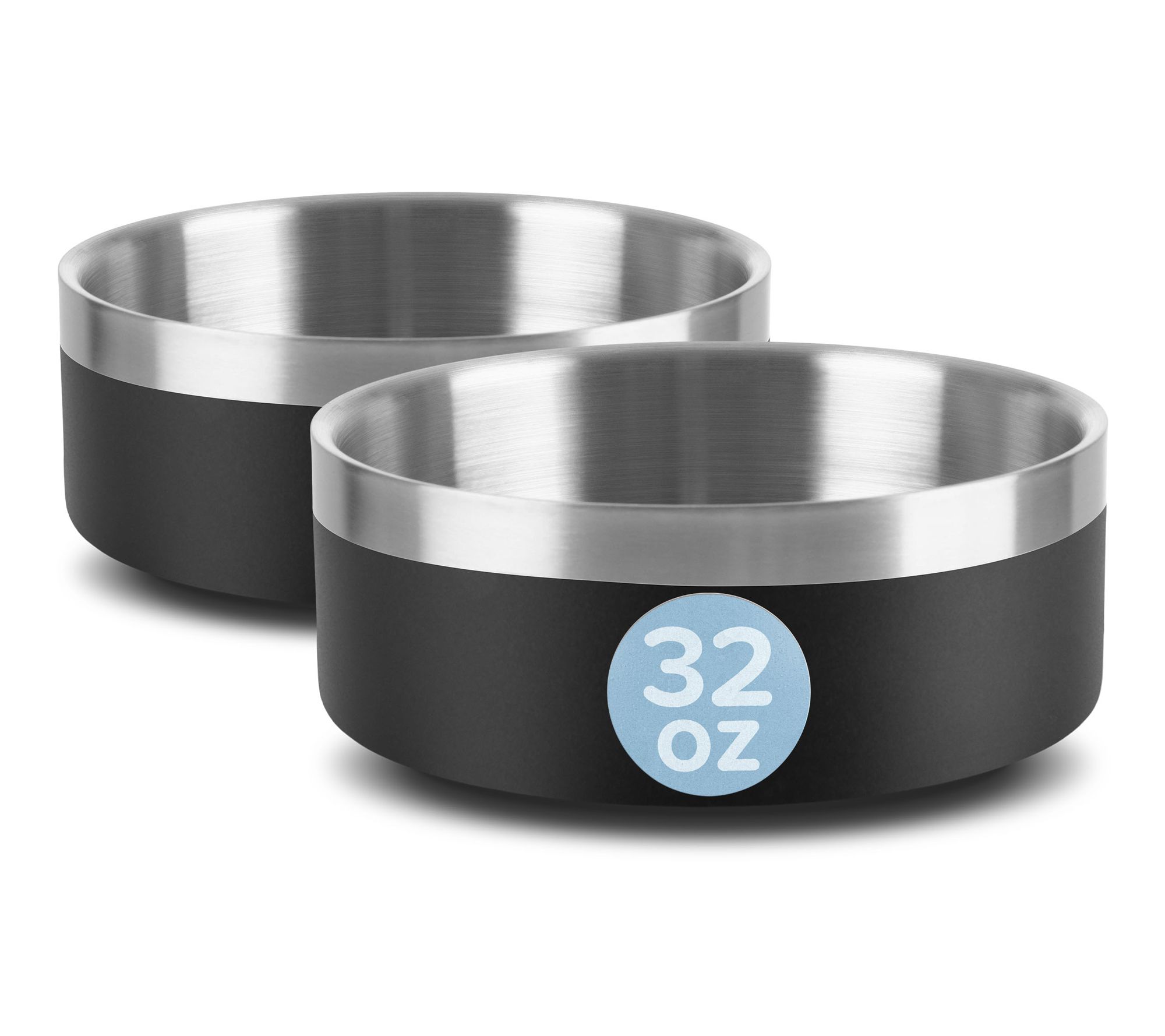 Petmaker  32oz Double Wall Insulated StainlessSteel Pet Bowls