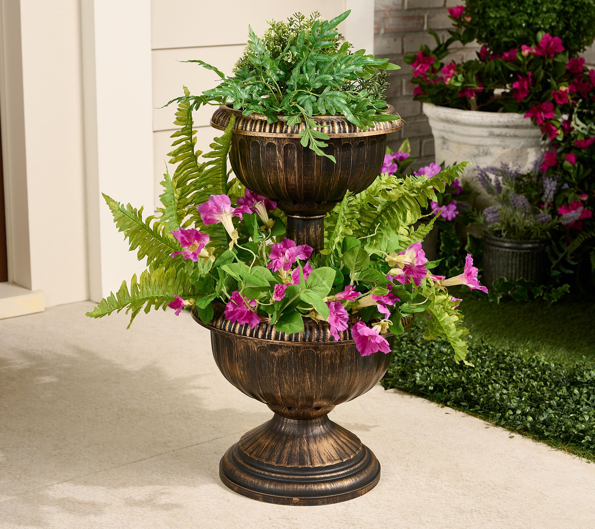 "As Is" Garden Reflections 2-Tier Planter
