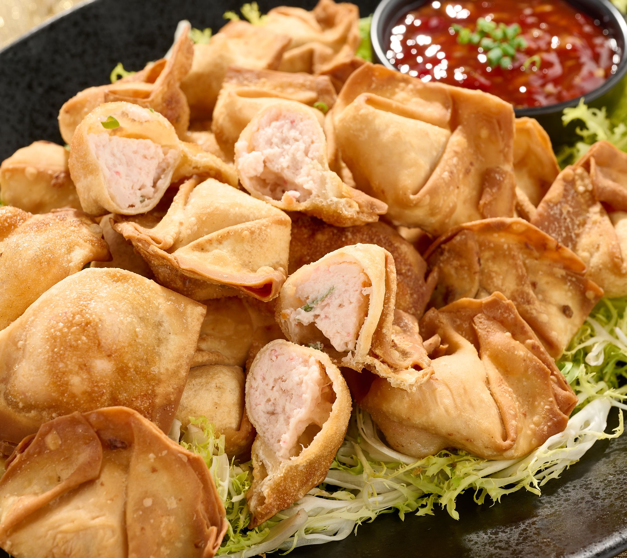 SH11/10 Oak Stovr Kitchens (24) Individual Crab Rangoons