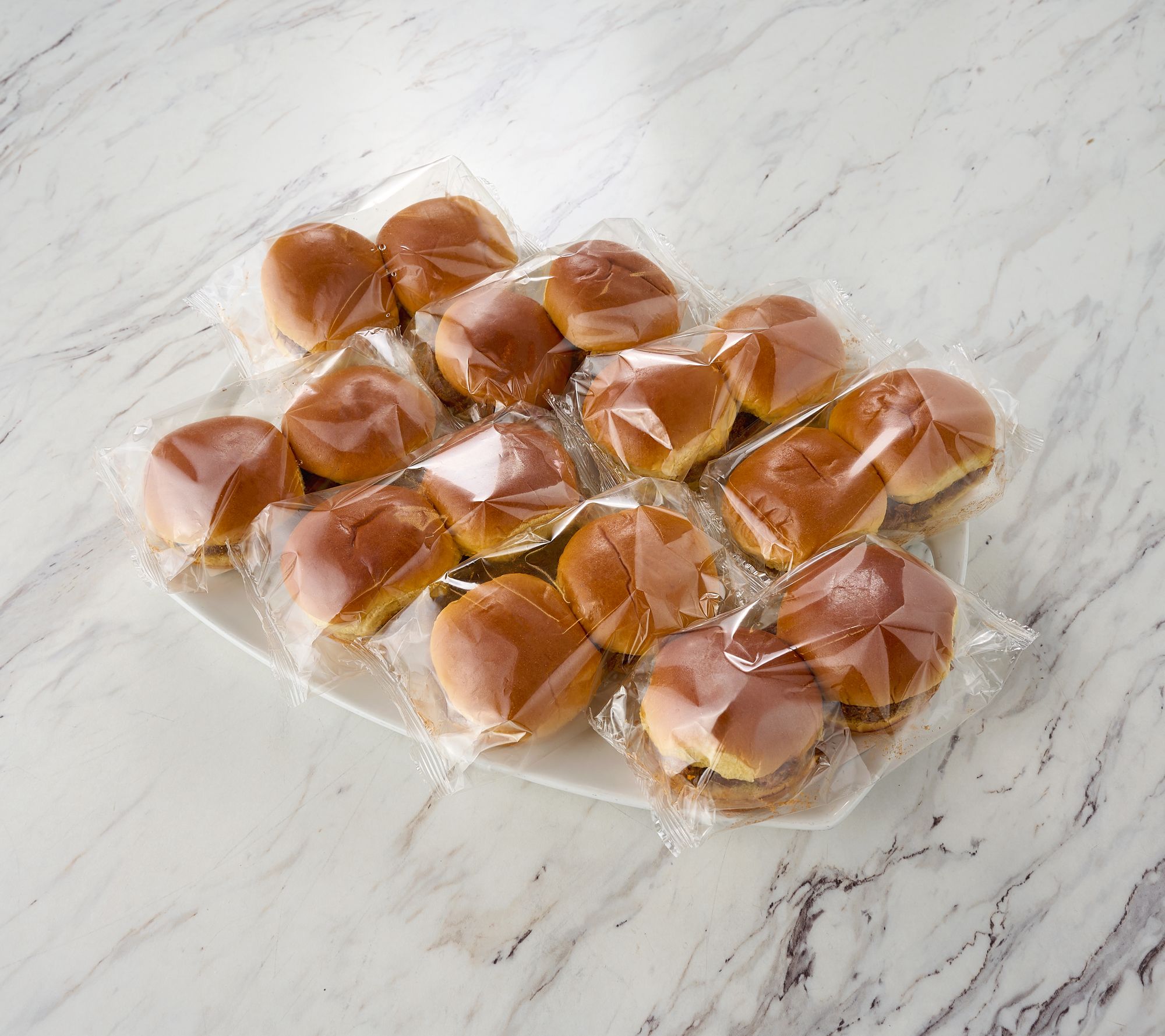 Corky's BBQ (16) 3.5 oz. Pulled Pork BBQ Sandwiches with Original Sauce