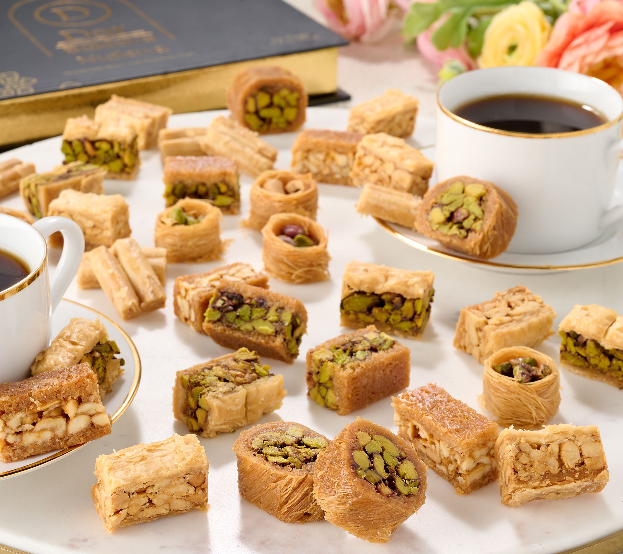 SH5/4 Dar Baklava 40pc Pistacio & Cashew Baklava