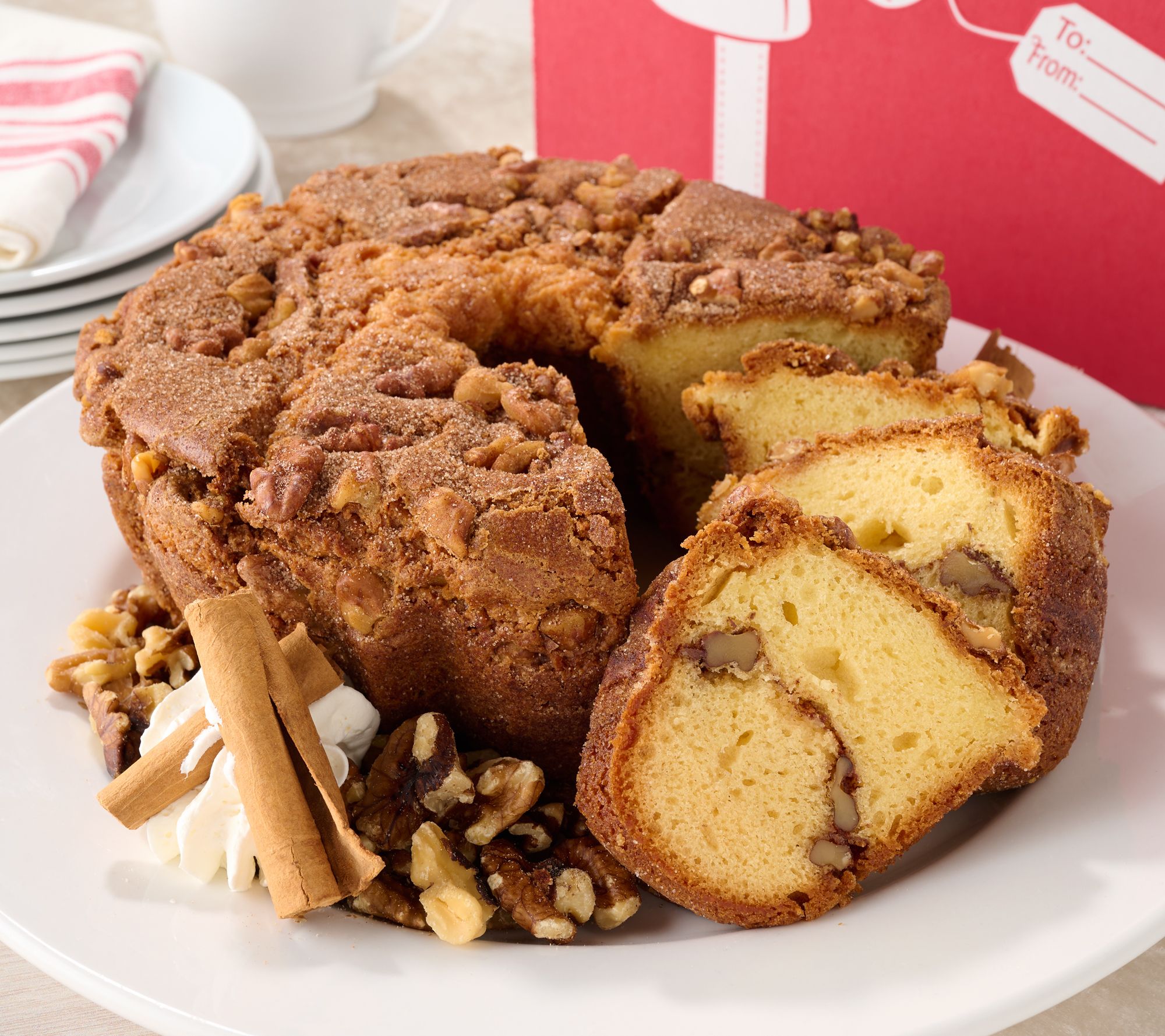 My Grandma's 28oz Coffee Cake in Holiday Gift Box