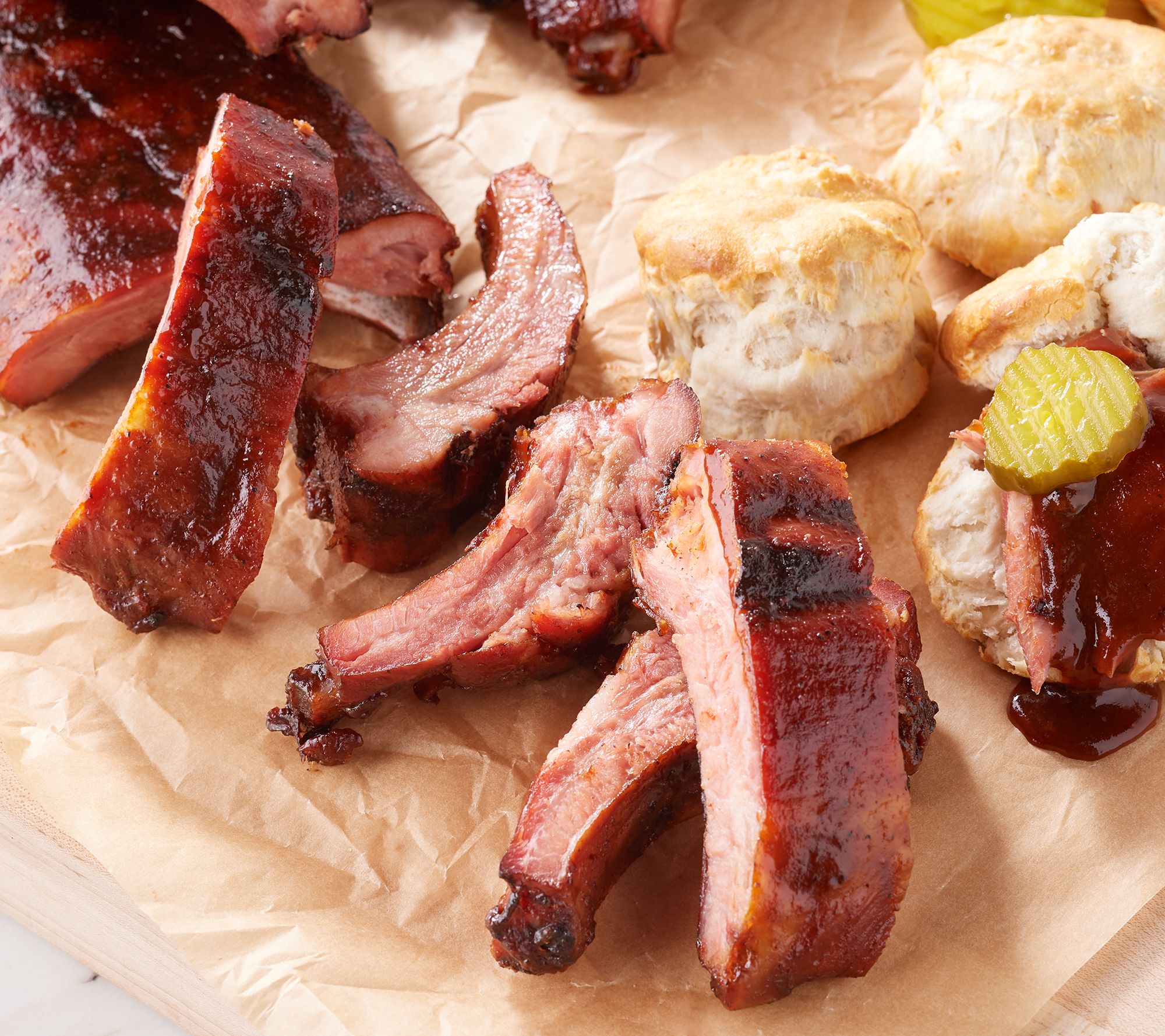 Corky's BBQ (3) 2-lb Baby Back Ribs in Choice of Sauce