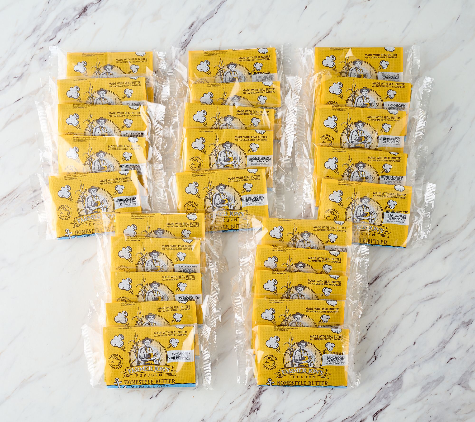 Farmer Jon's (16) 1 oz. Mini Microwave Bags of Popcorn 