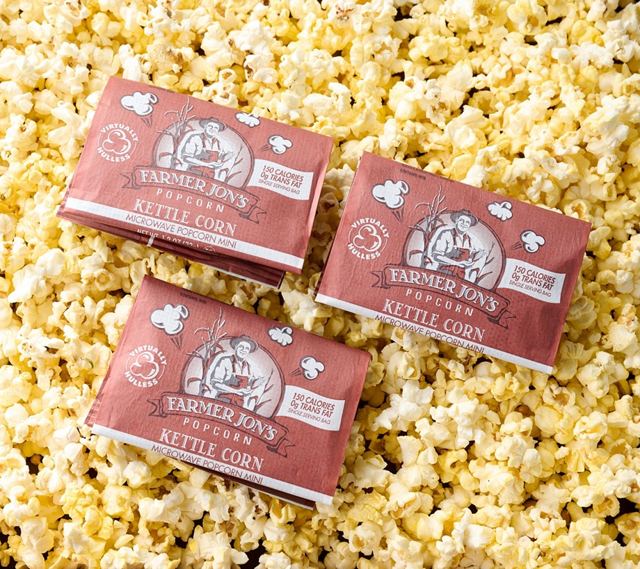 Farmer Jon's (15) 3.5oz Bags Microwave Popcornin Gift Box