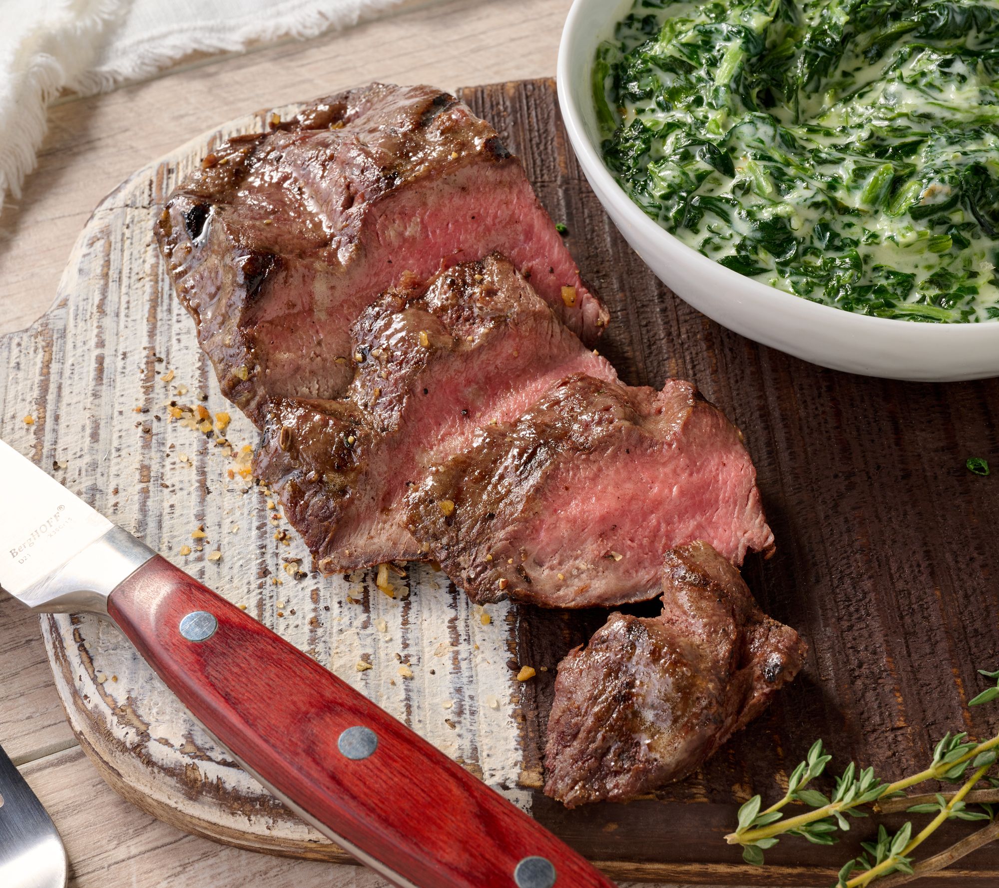 Kansas City Steak Co. (8) 6oz Flat Iron Steaks