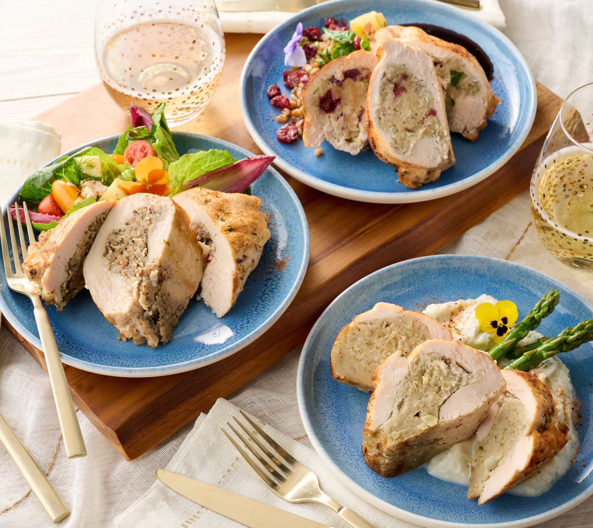 SH12/4 Onofrio's (6) 10-oz Over-Stuffed Chicken Breasts - QVC.com
