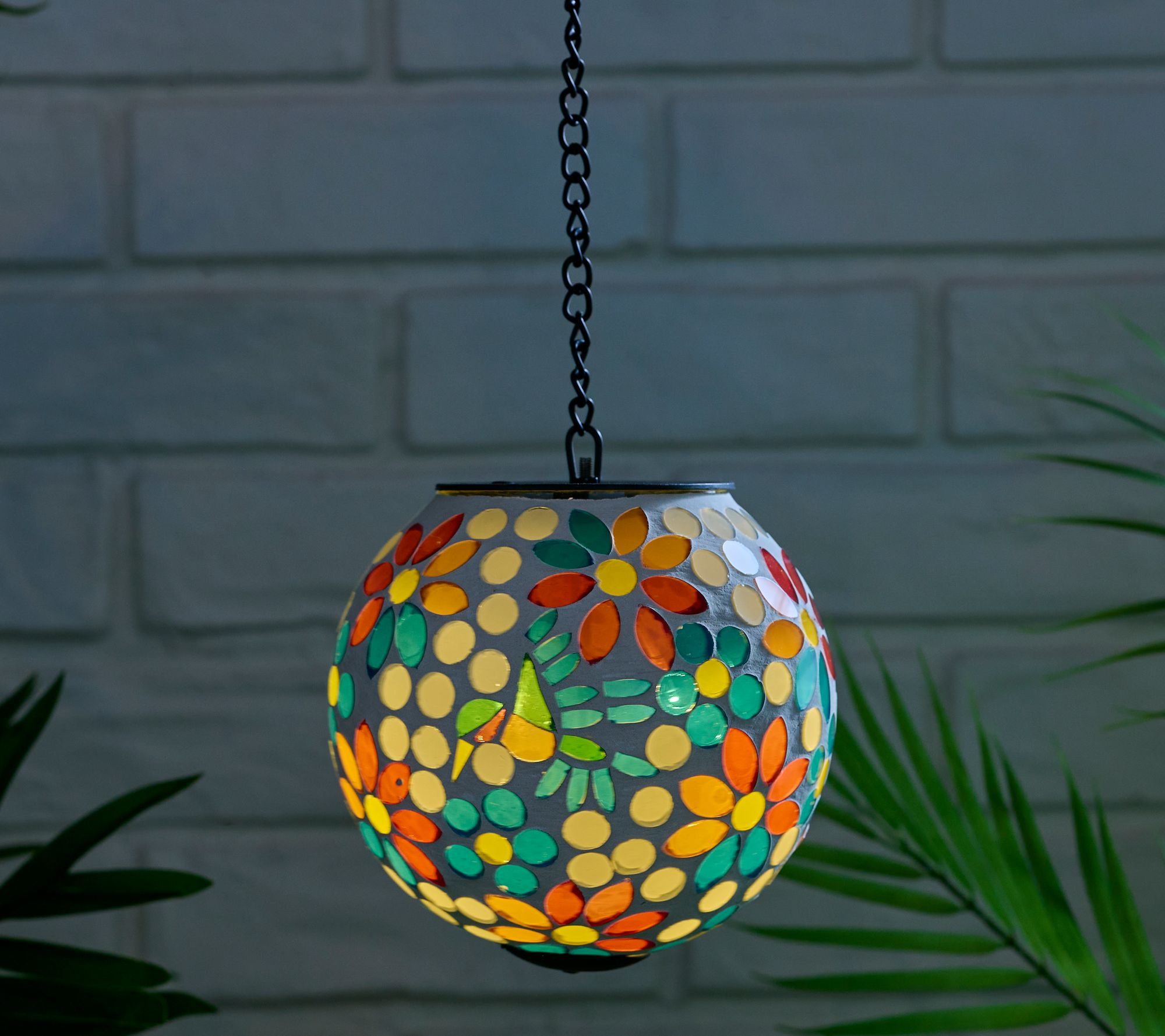 "As Is" Temp- tations Centertaining 6" Hanging Mosaic Sphere
