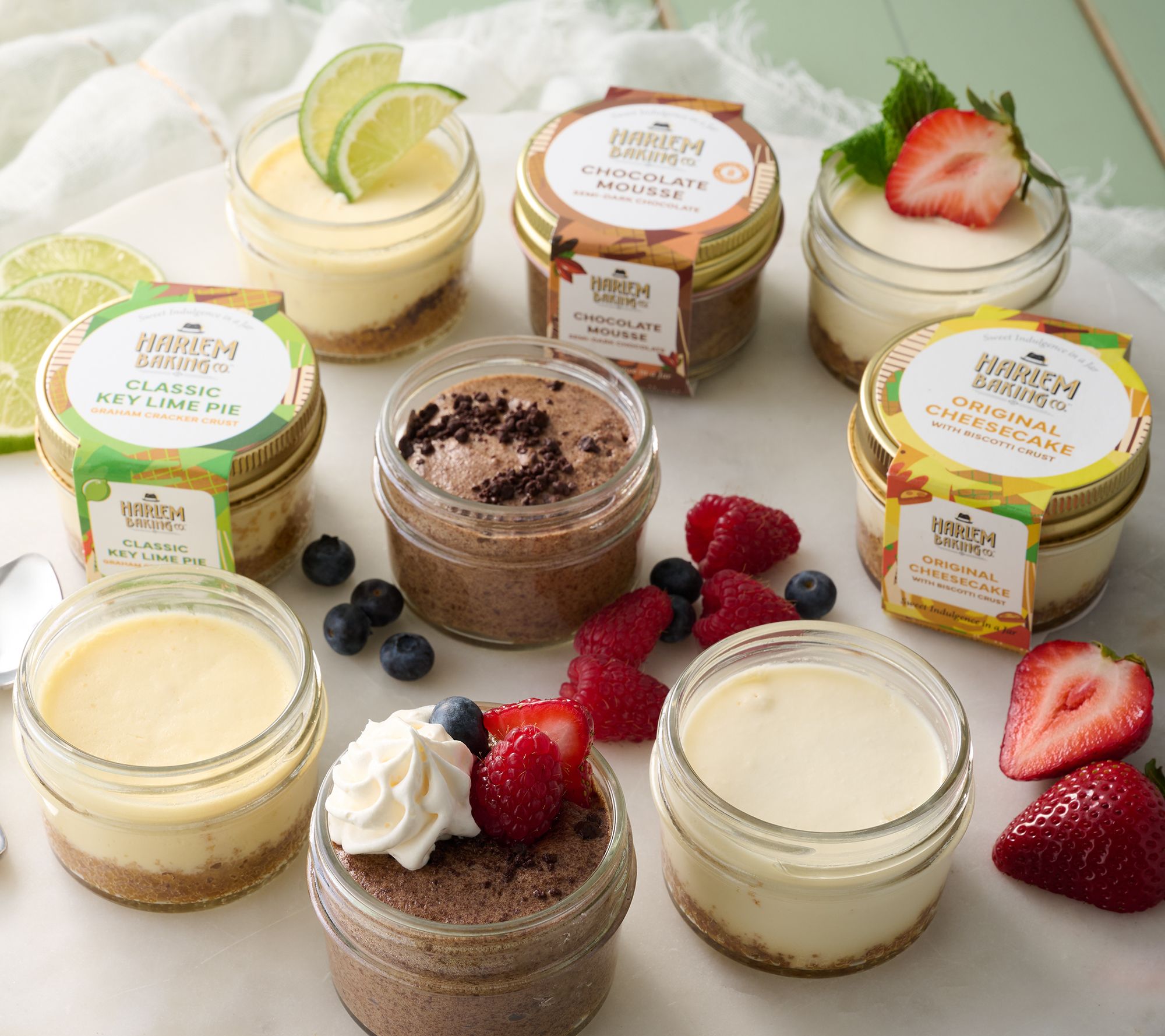 Harlem Baking Co. 12 Count Handcrafted Dessert Jars