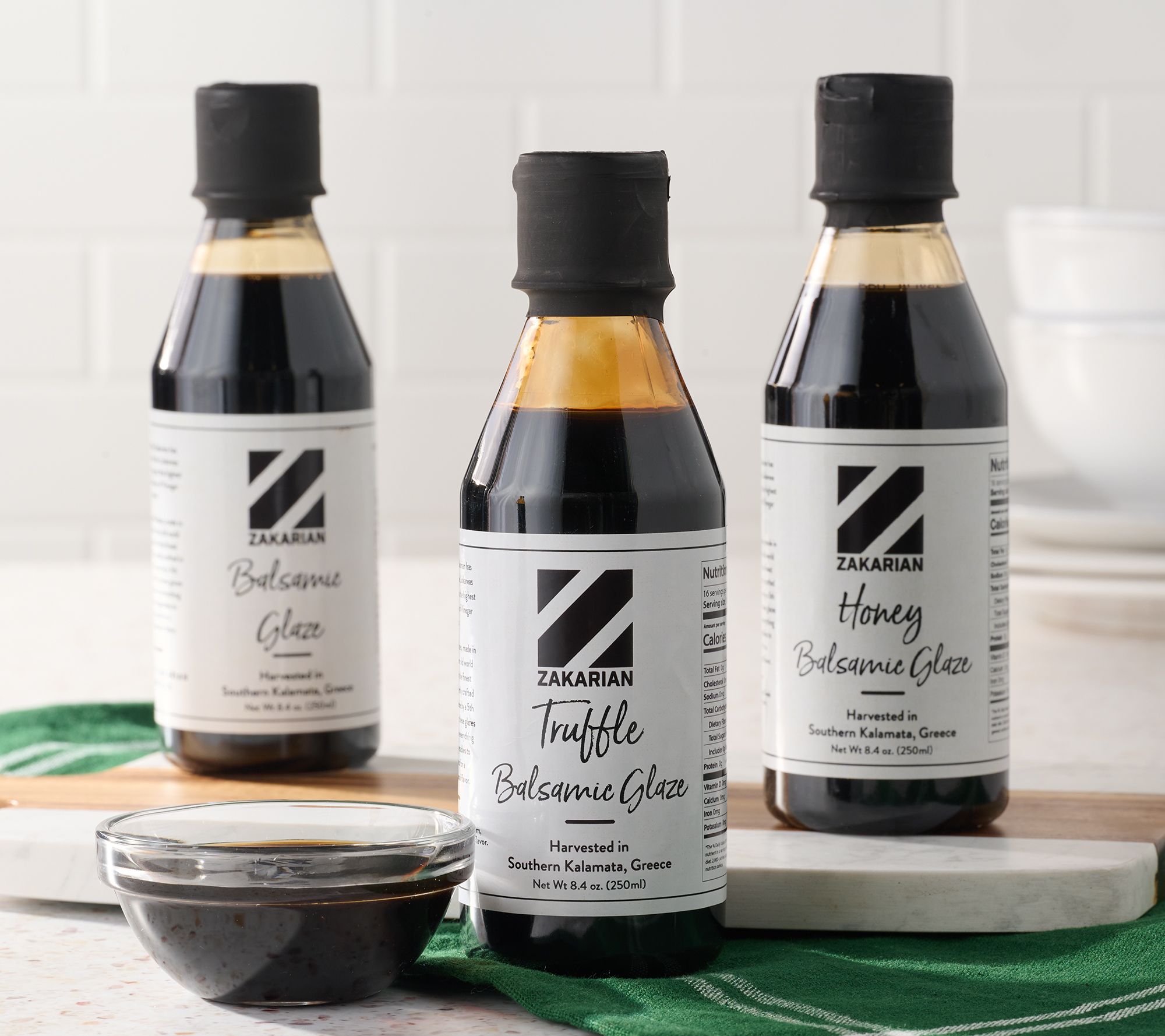 Geoffrey Zakarian (3) Bottle Set of Balsamic Glazes