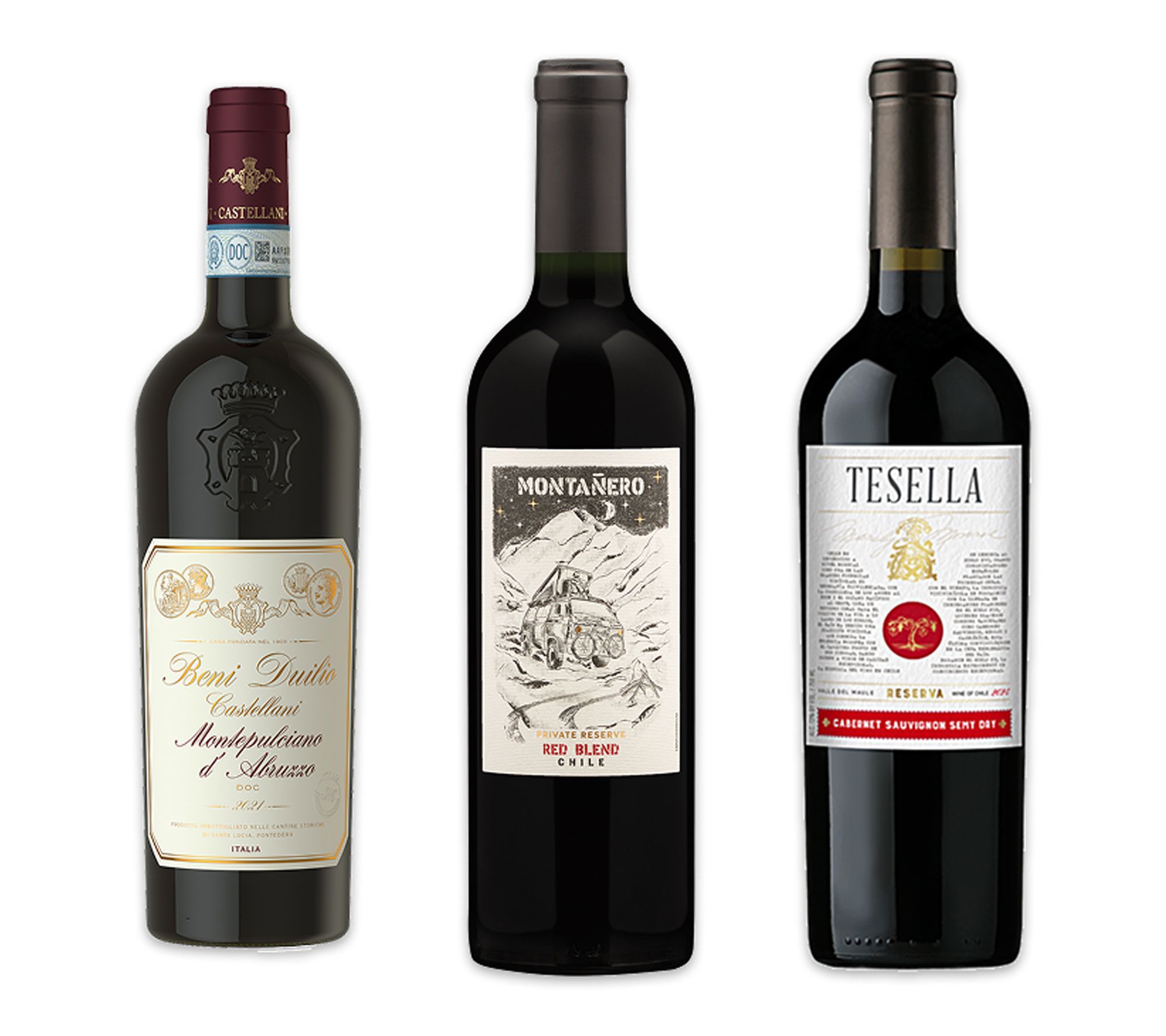 Hemisphere (3) 750ml Btl Red, Set, Pour: Red Wine Collection