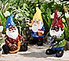 Marigold Set of 3 Faux Wood Garden Gnomes