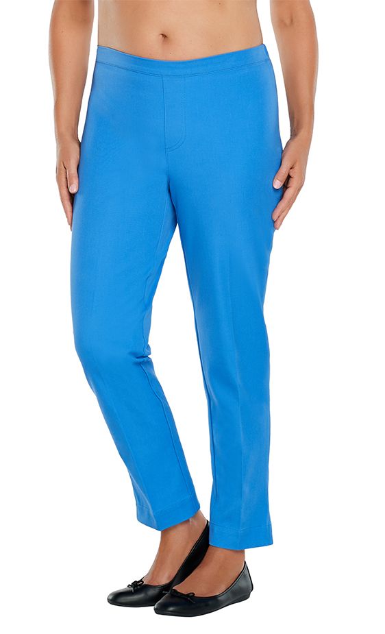 Semi-fitted bottoms for women, follow the lines of the body with added wearing ease.