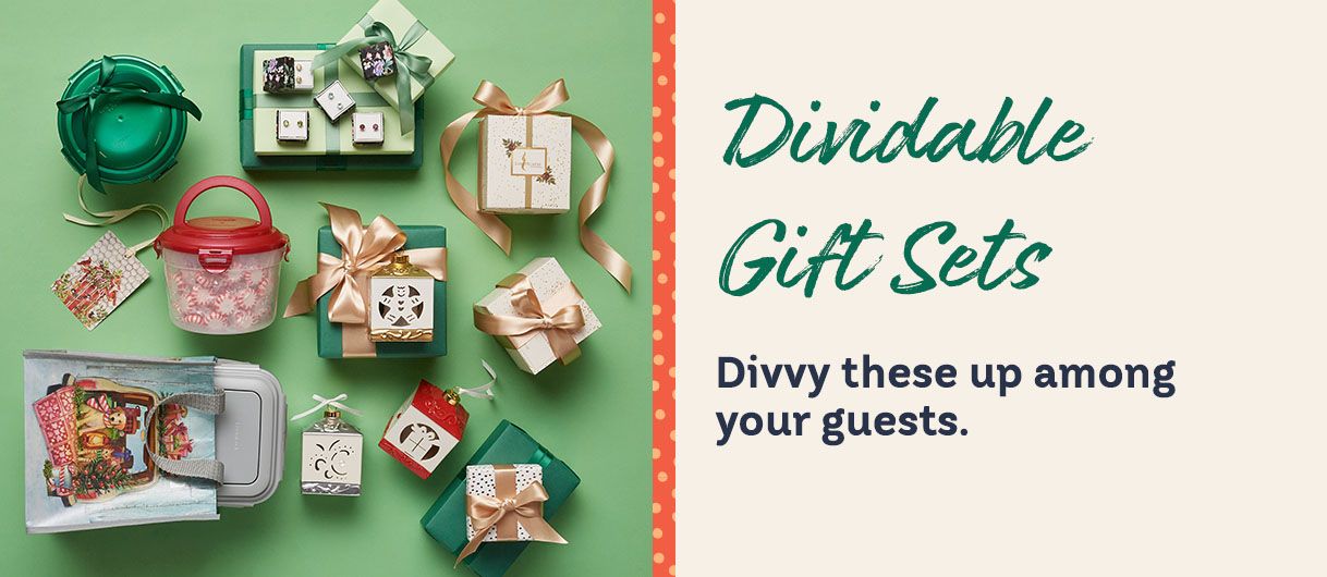 Dividable Gift Sets: Divvy these up among your guests.