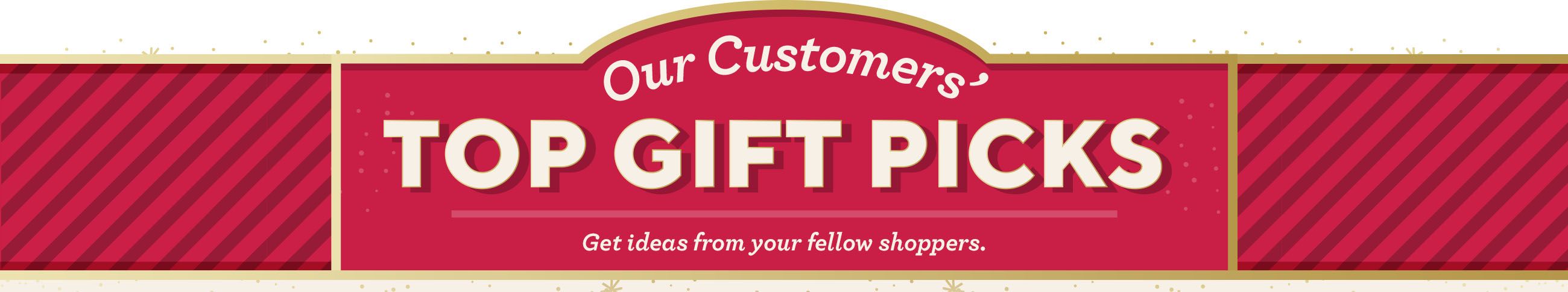 Our Customers' Top Gift Picks - Get ideas from your fellow shoppers.