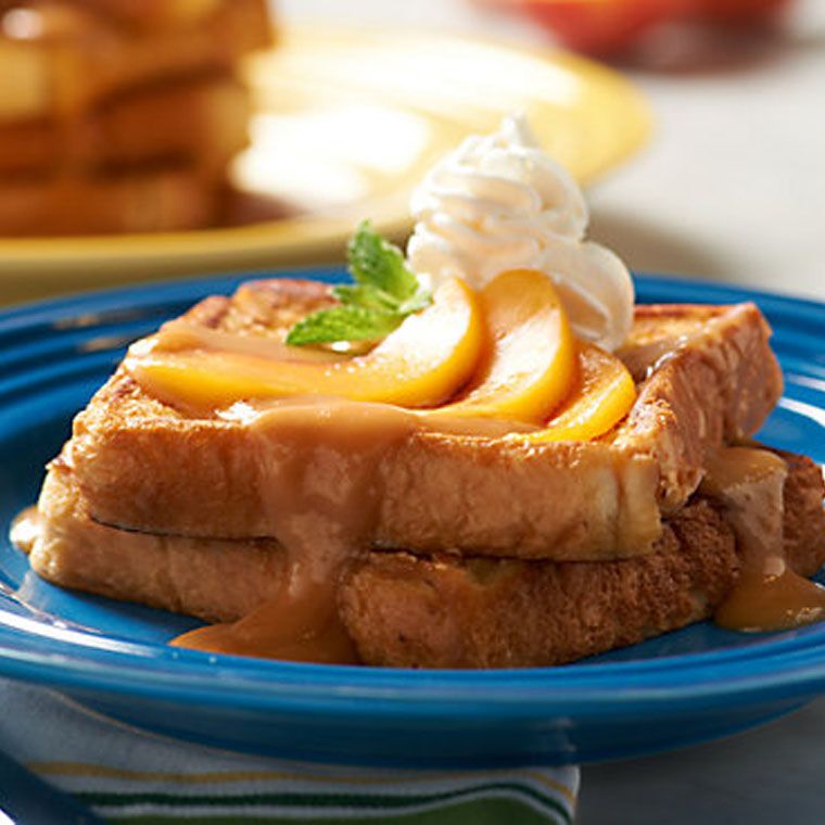 Peaches & Cream French Toast