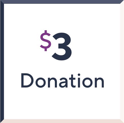 $3 Donation