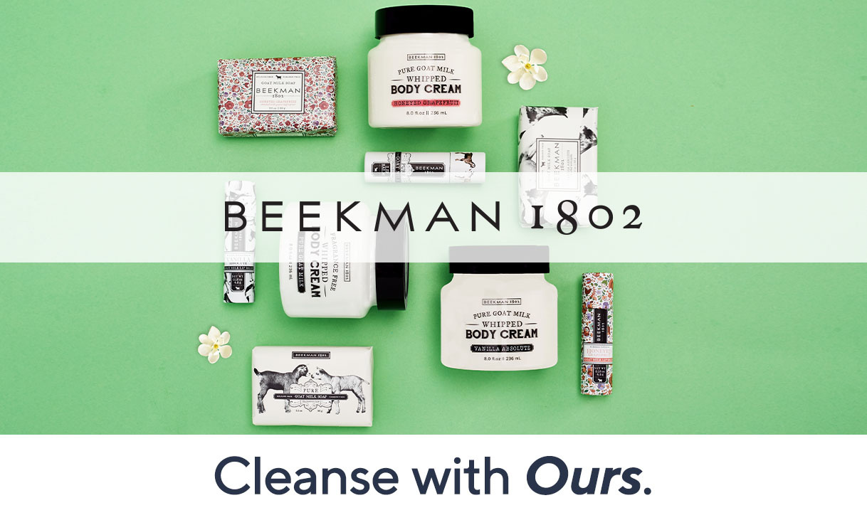 Beekman 1802  Cleanse with Ours.