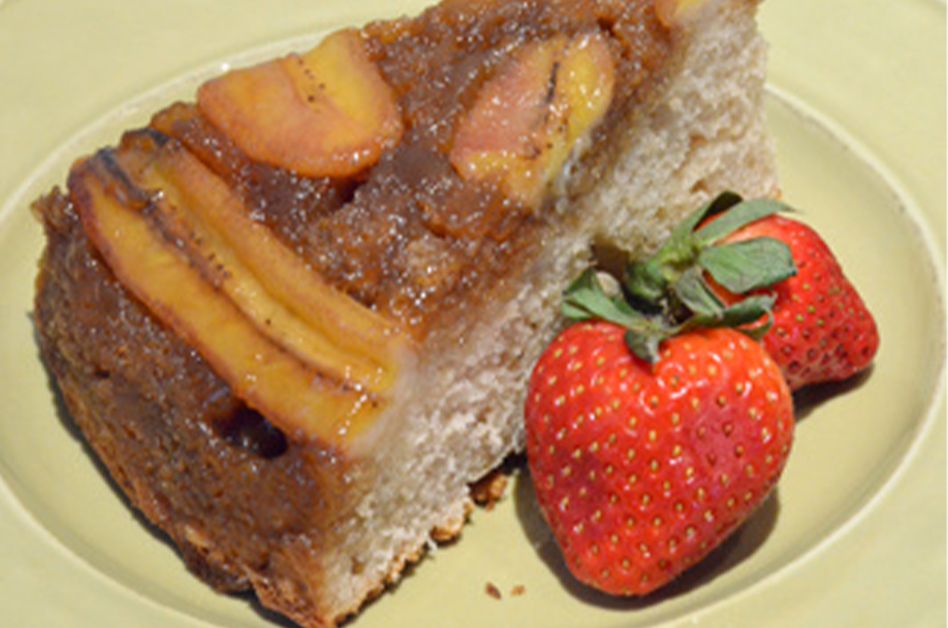 Bourbon Banana Upside-Down Cake