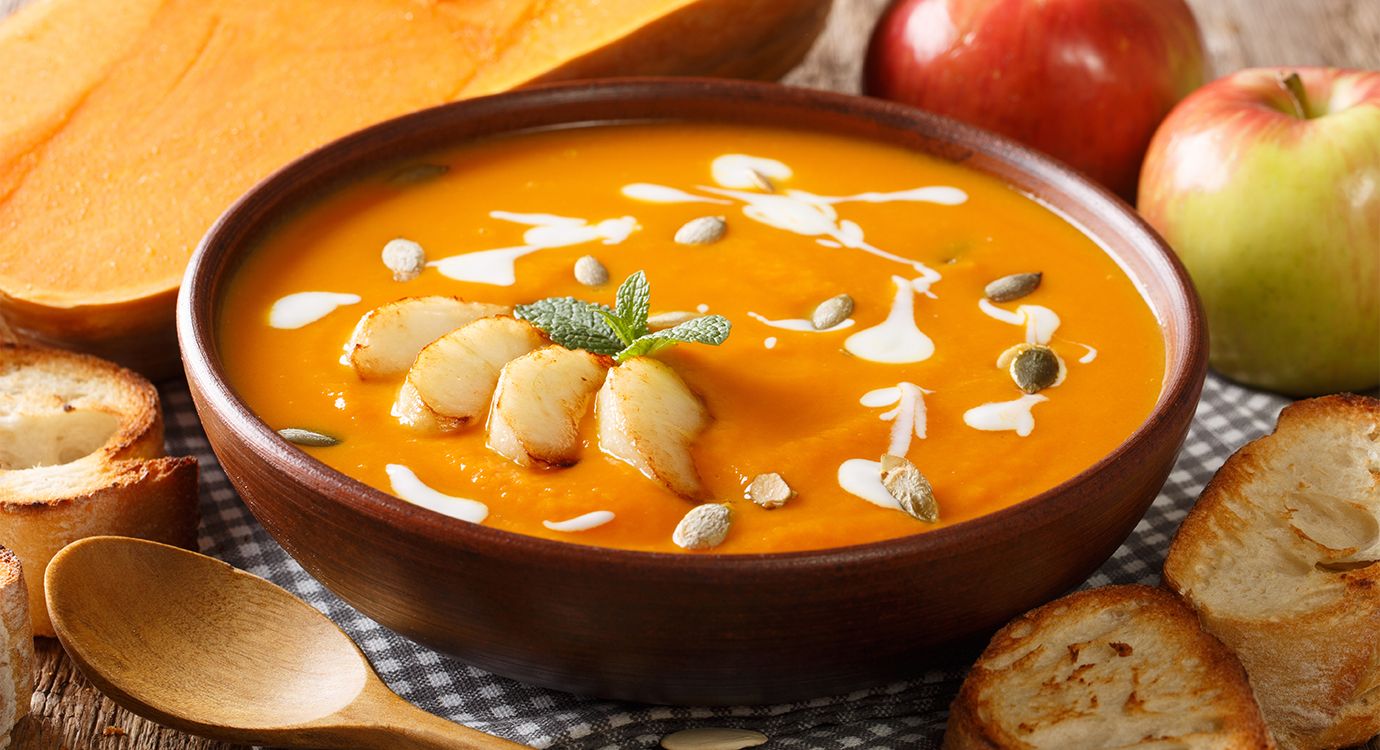 Butternut Squash & Apple Soup